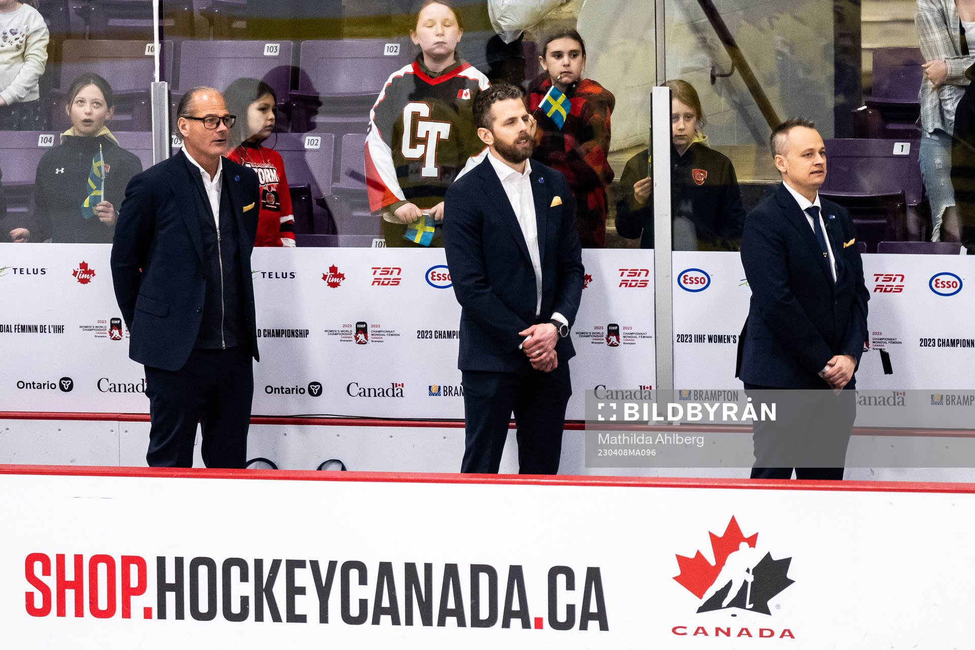 Assistant coach Andreas Spångberg, head coach Ulf Lundberg