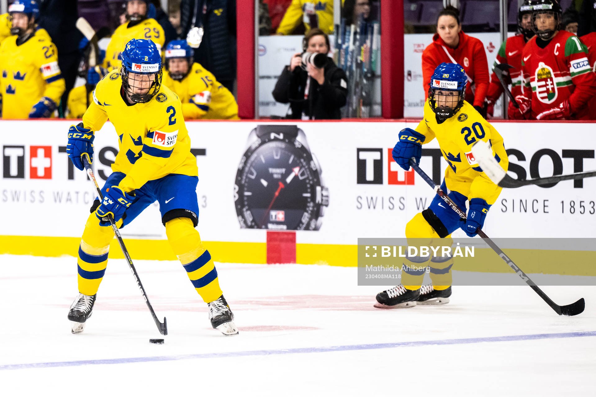 Paula Bergström and Fanny Rask of Sweden