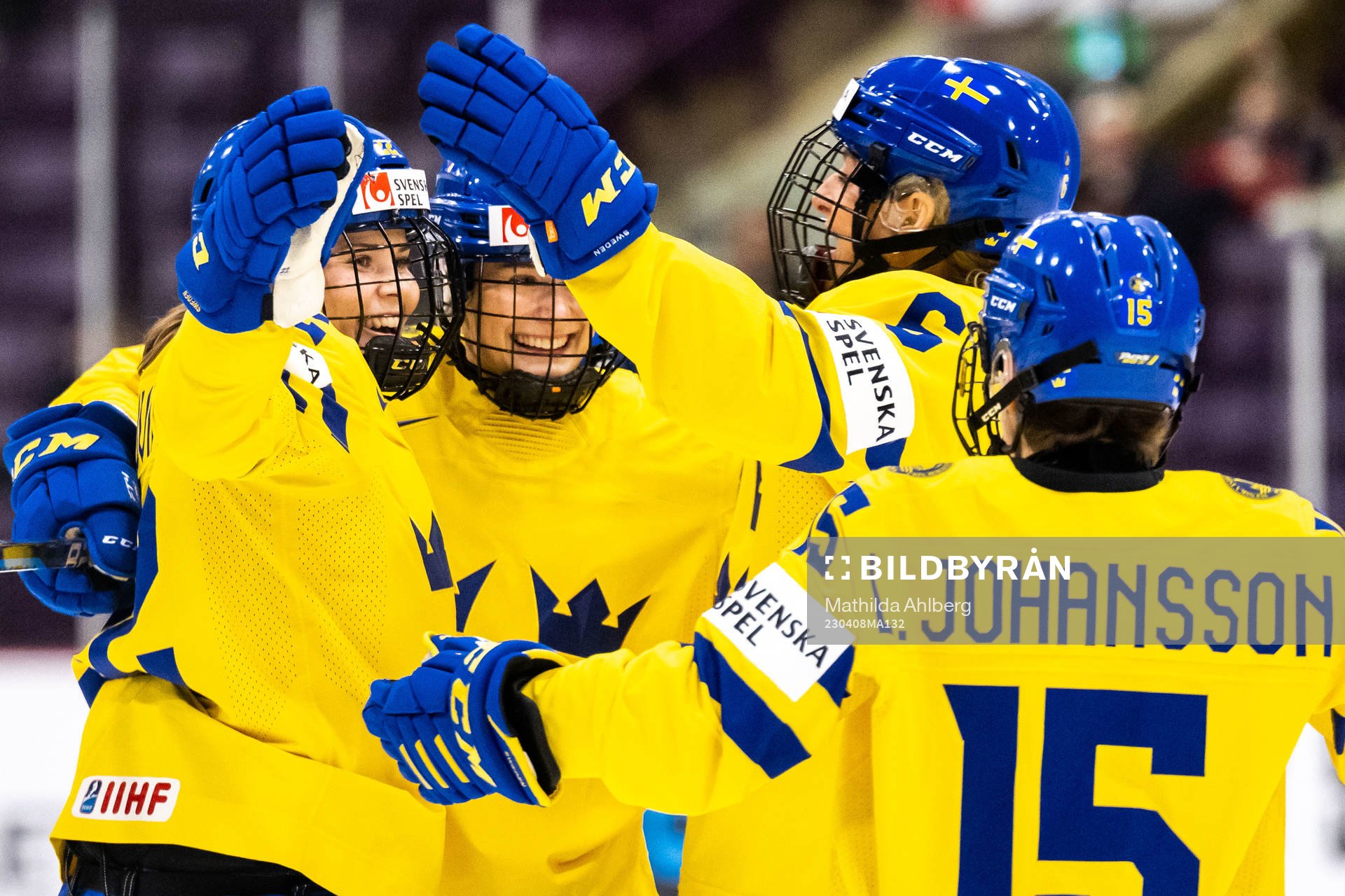 Hanna Thuvik, Linnéa Andersson, Josefine Holmgren and Lisa