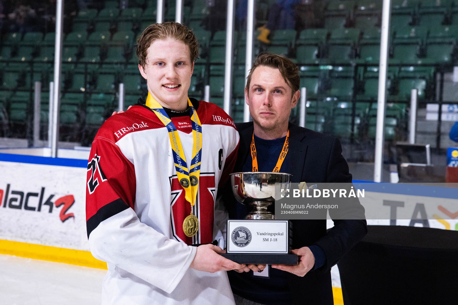 Örebros spelare Olle Karlsson och Christian Vallin