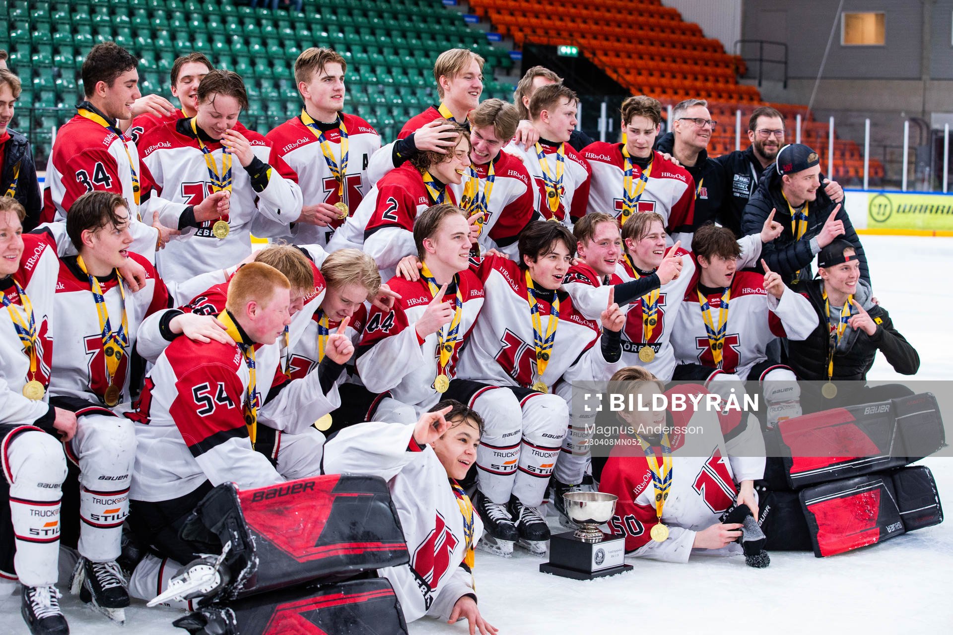 Örebros spelare jublar