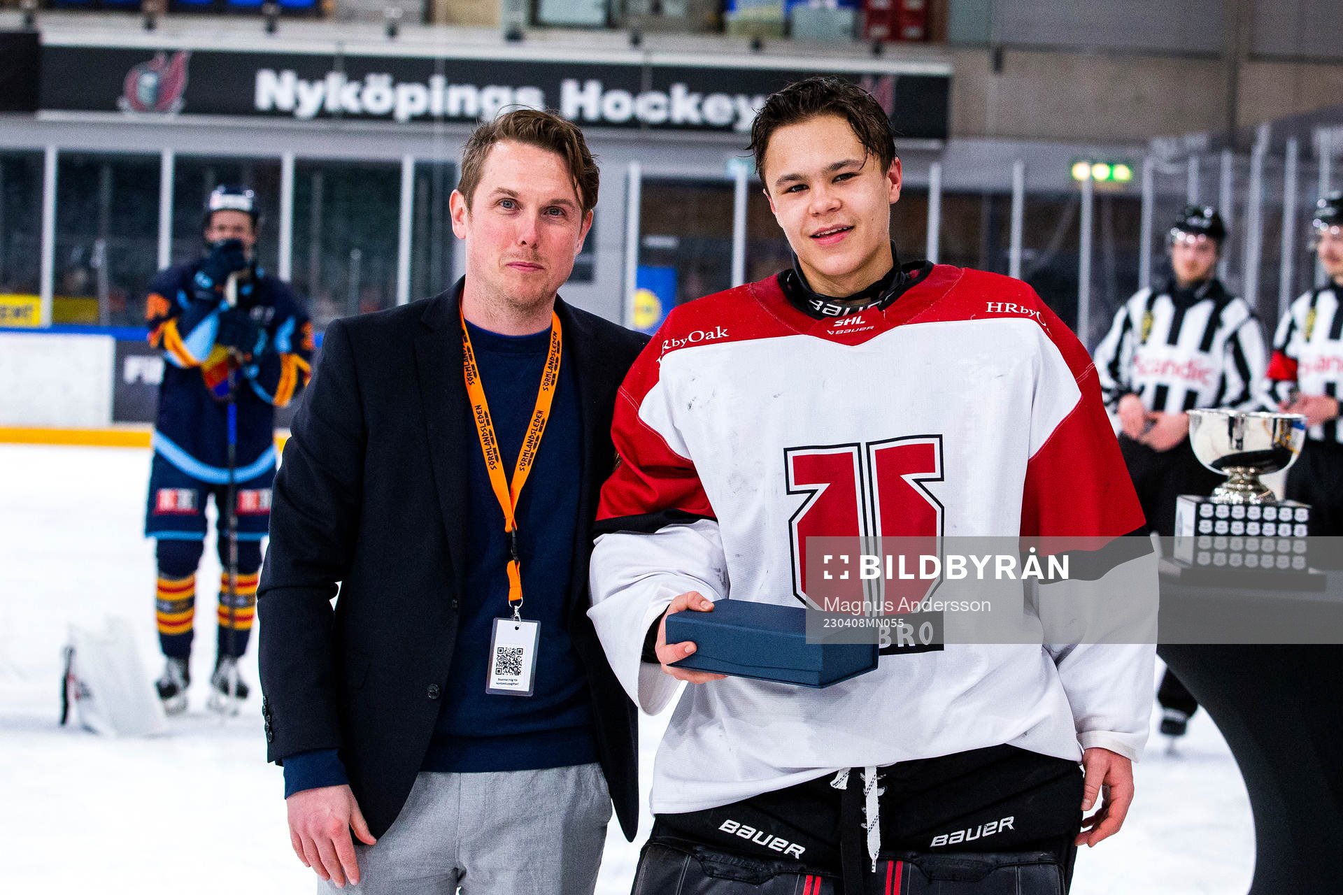 Christian Vallin Nyköpings SK och Örebros målvakt Herman