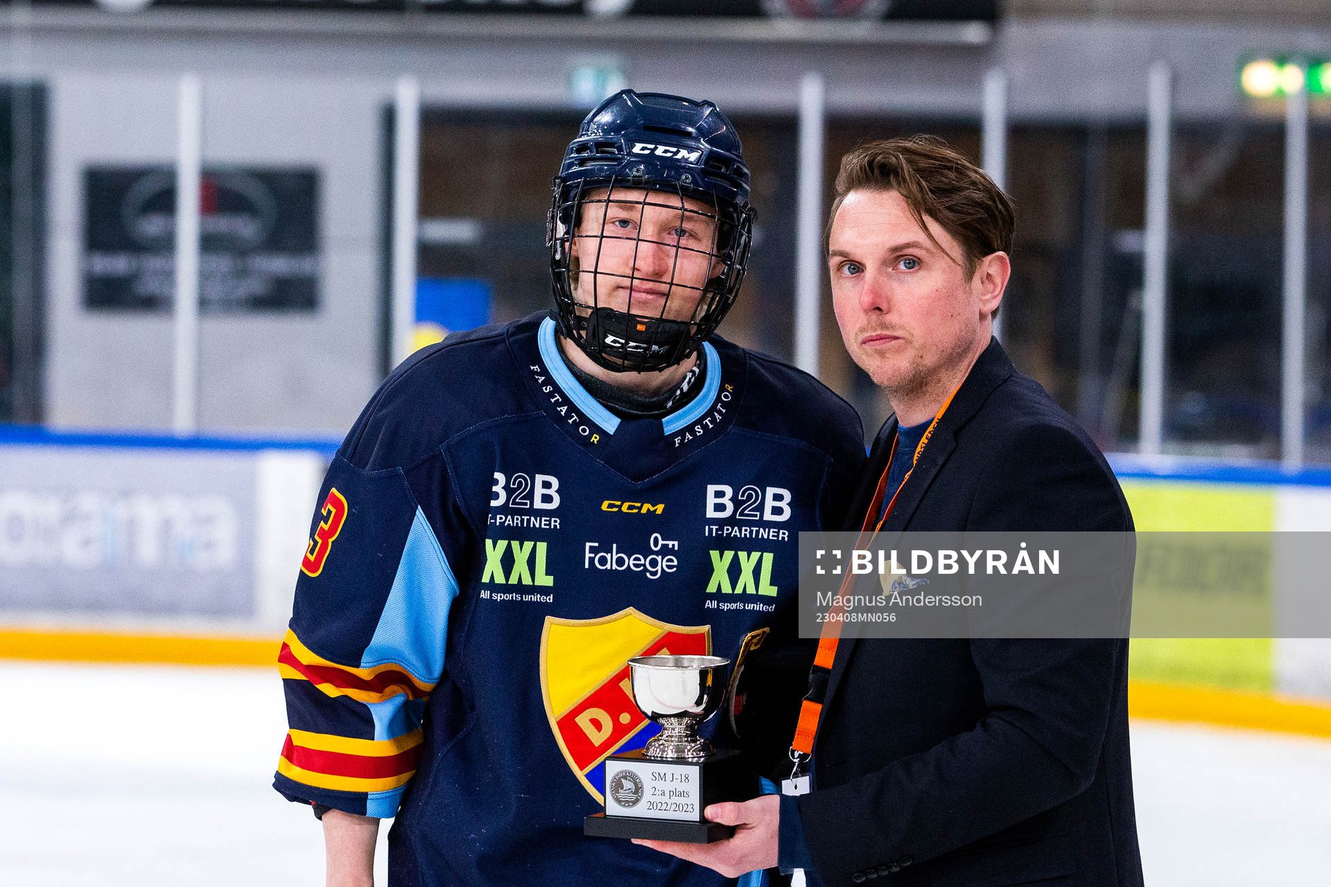 Djurgårdens Axel Wenner och Christian Vallin