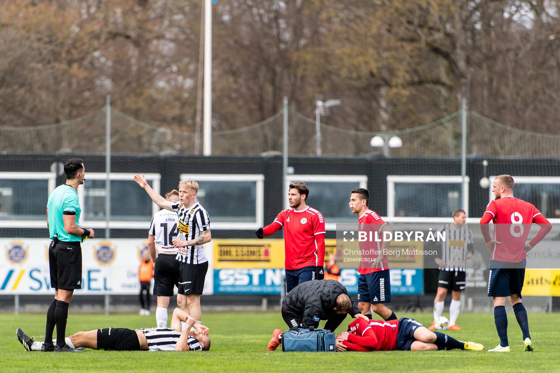 Landskronas Erik Hedenquist och Utsiktens Albin Skoglund