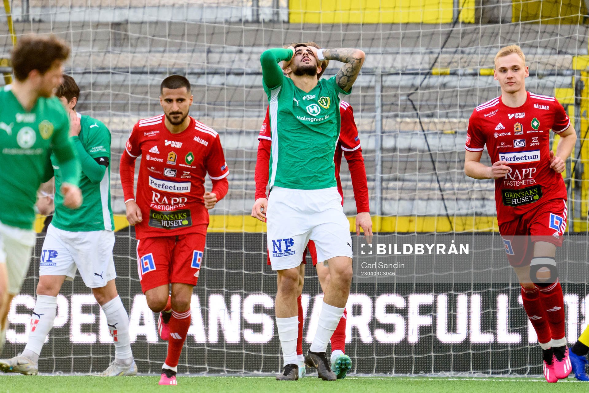 Jönköpings Södras Marwan Baze deppar