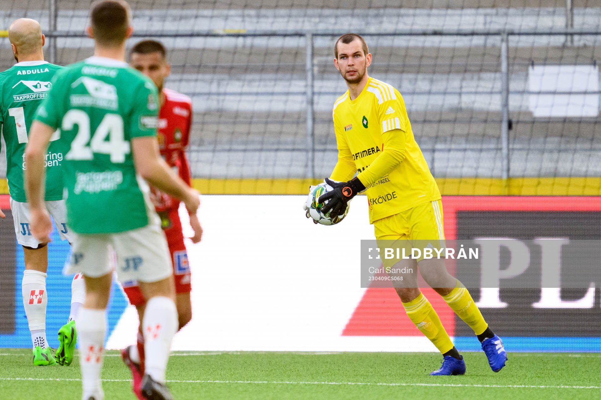 Skövde AIKs målvakt Markus Fröjd