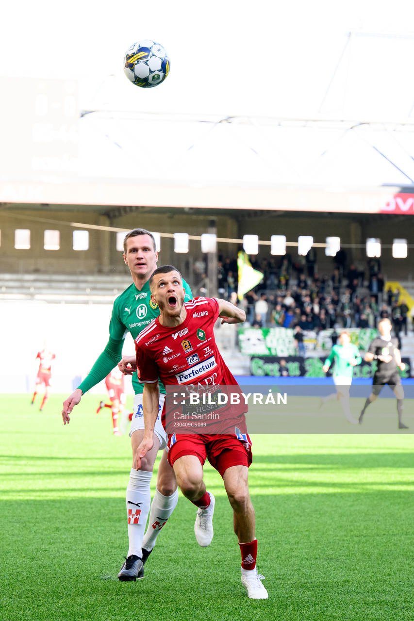 Jönköpings Södras Alexander Berntsson och Skövde AIKs