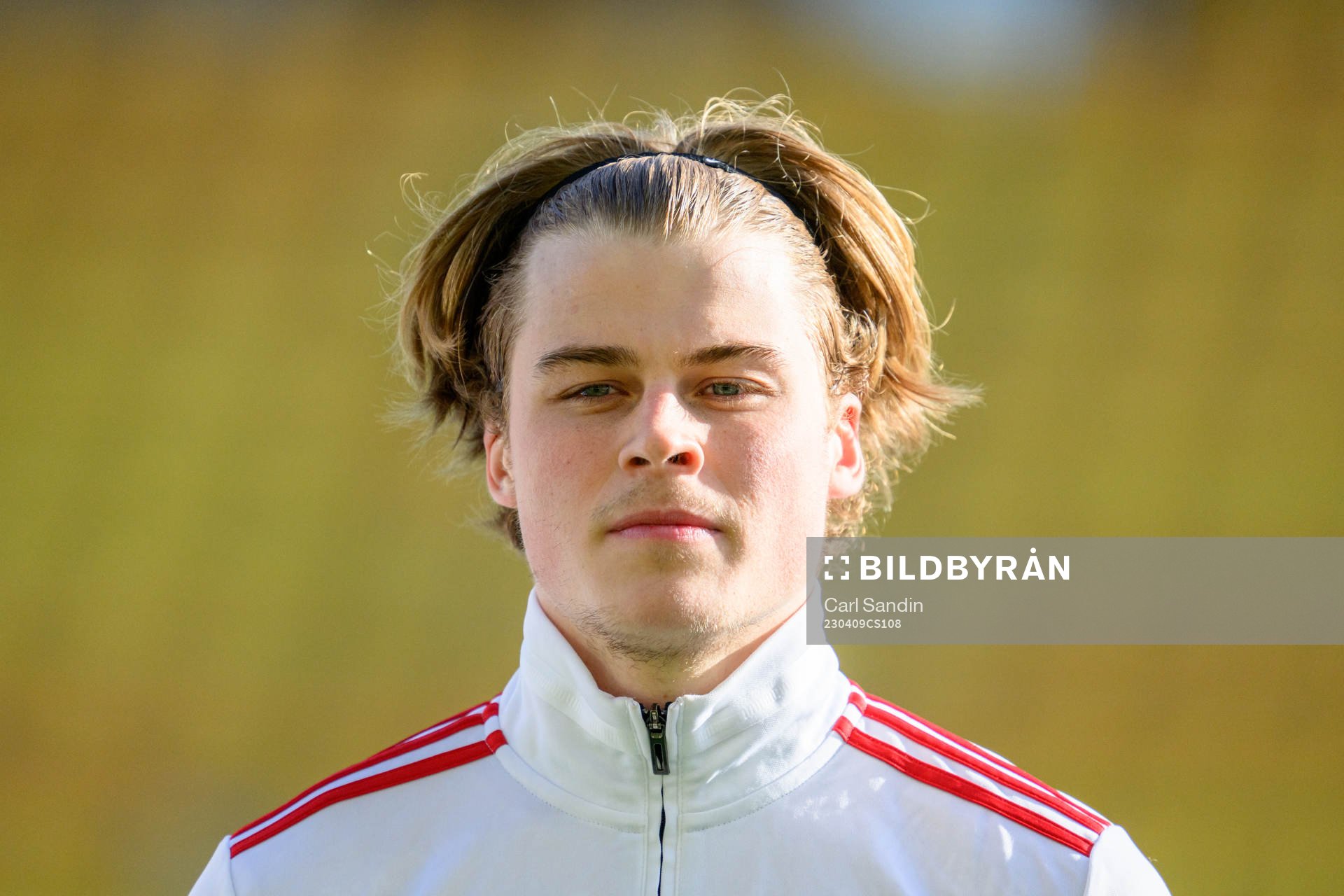 Skövde AIKs Linus Mattsson vid lineup innan