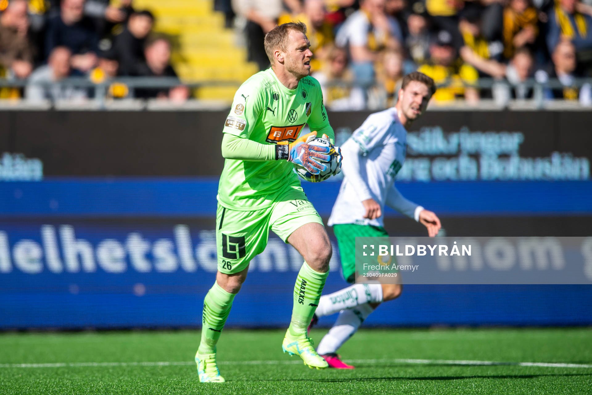 Häckens målvakt Peter Abrahamsson