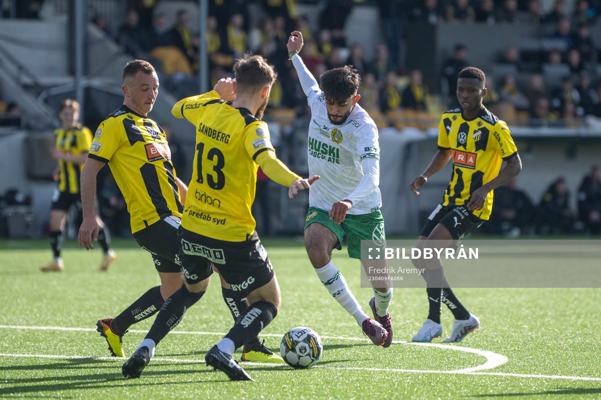 Häckens Even Hovland, Simon Sandberg och Hammarbys