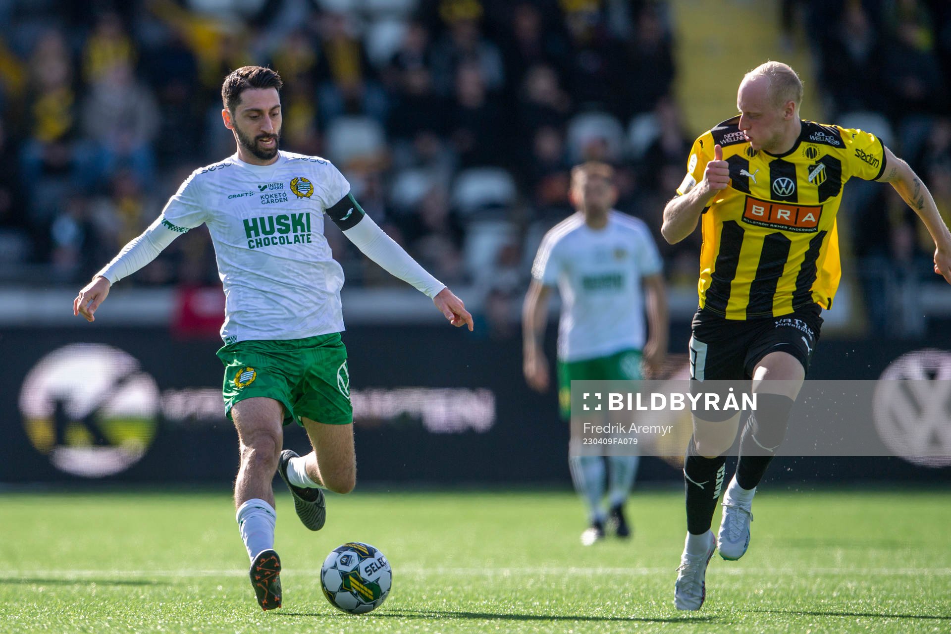 Hammarbys Nahir Besara och Häckens Valgeir Fridriksson