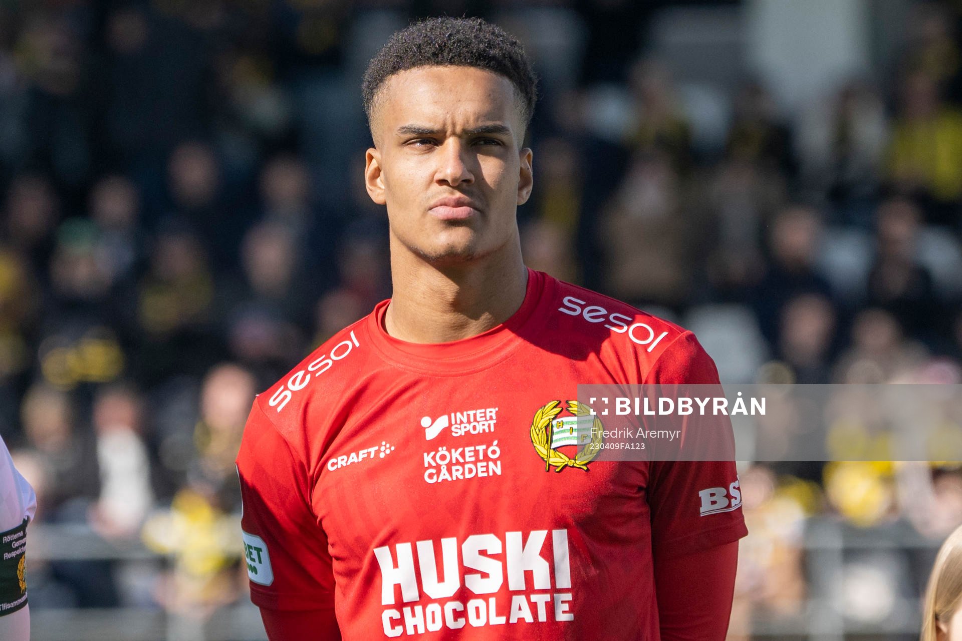 Hammarbys målvakt Oliver Dovin