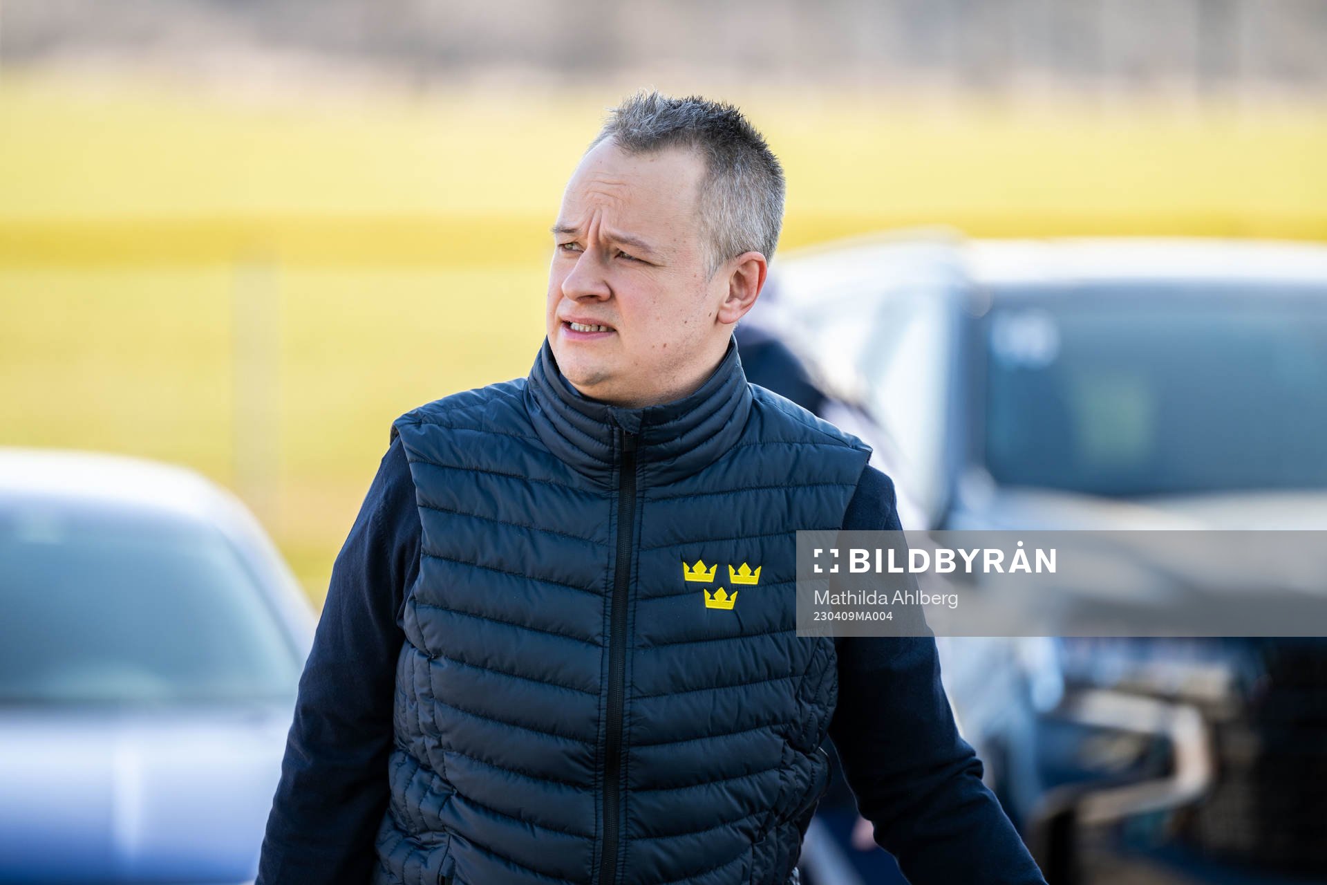 Assistant coach Andreas Karlsson of Sweden