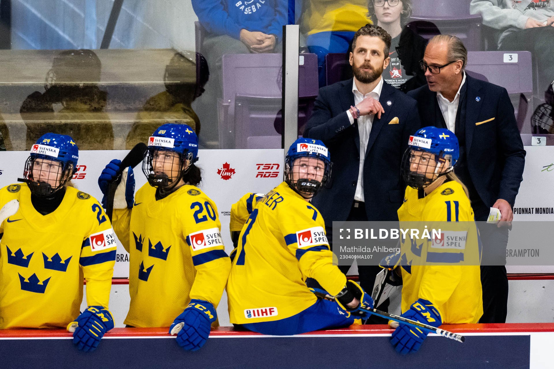 Head coach Ulf Lundberg and assistant coach Andreas