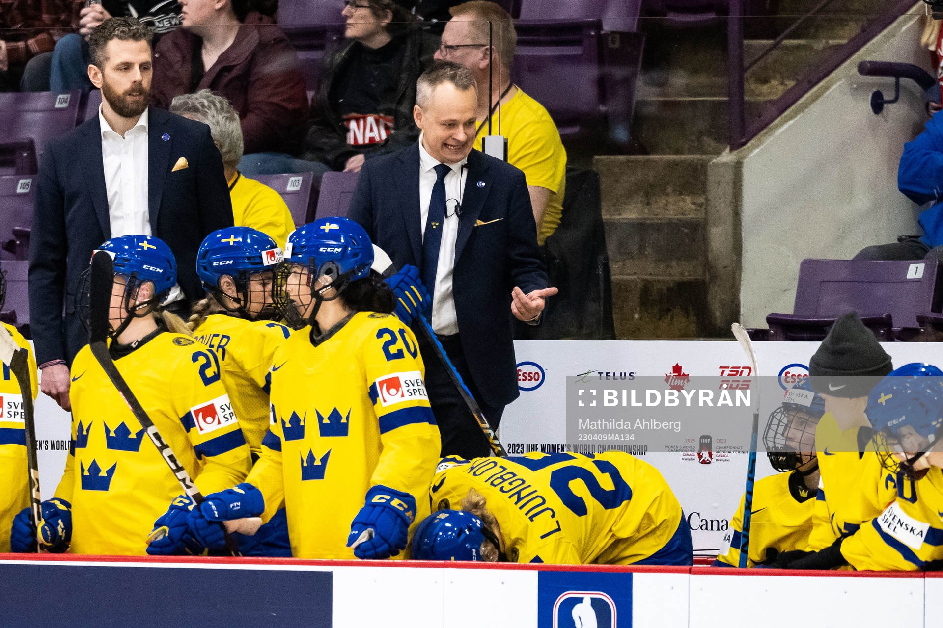 Head coach Ulf Lundberg and assistant coach Andreas Karlsson