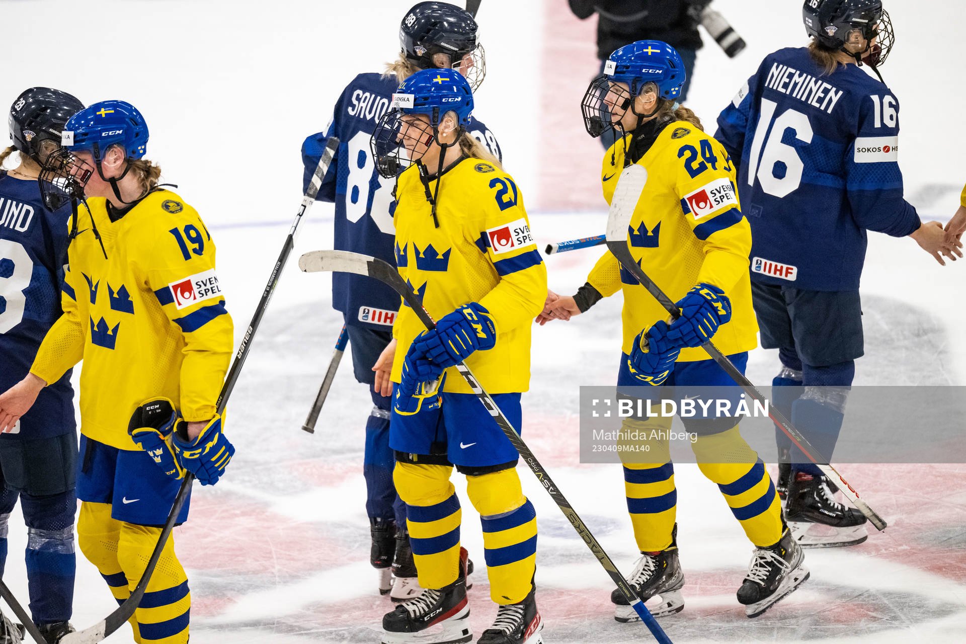 Sara Hjalmarsson, Lova Blom and Felizia Wikner-Zienkiewicz