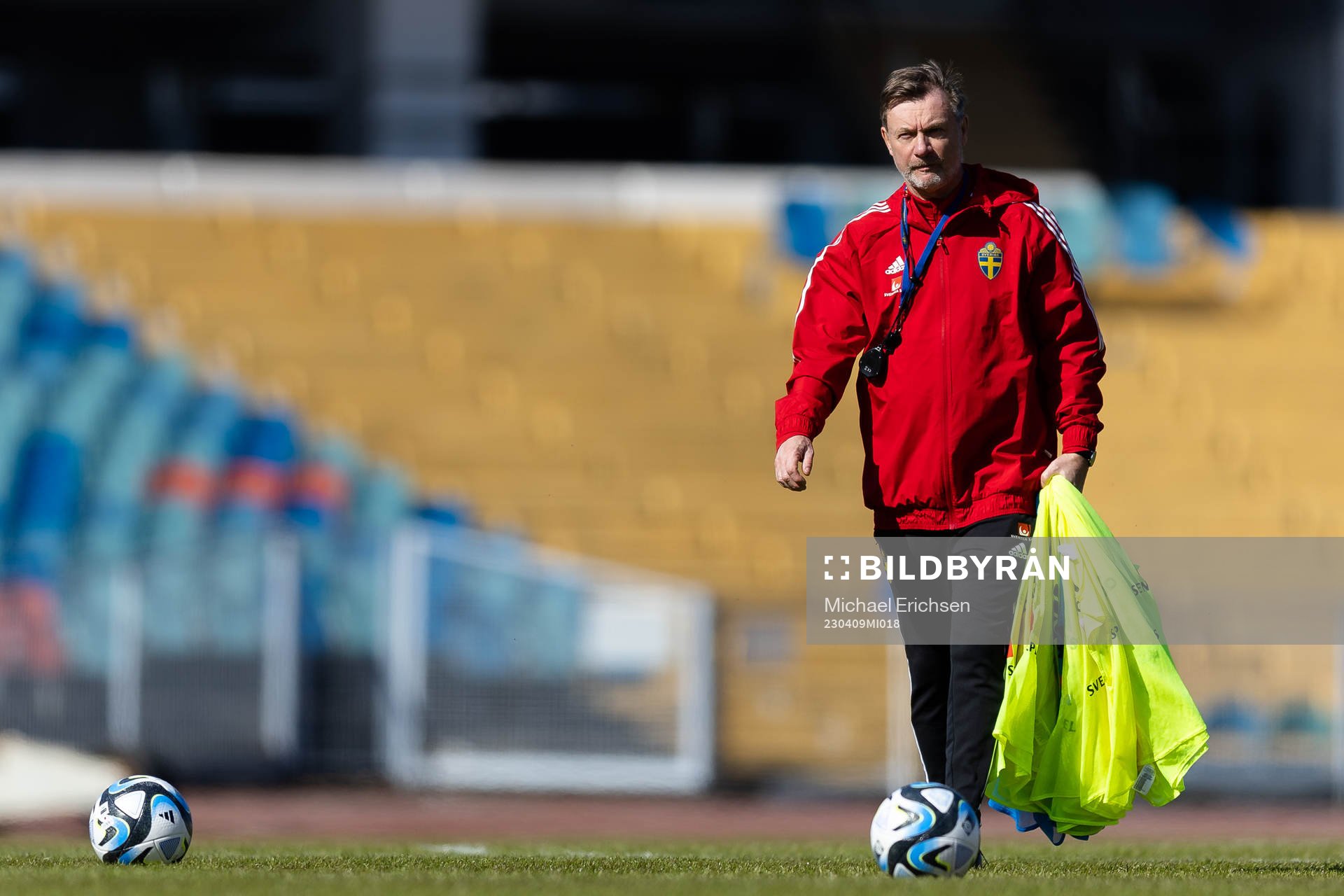 Head coach Peter Gerhardsson of Sweden