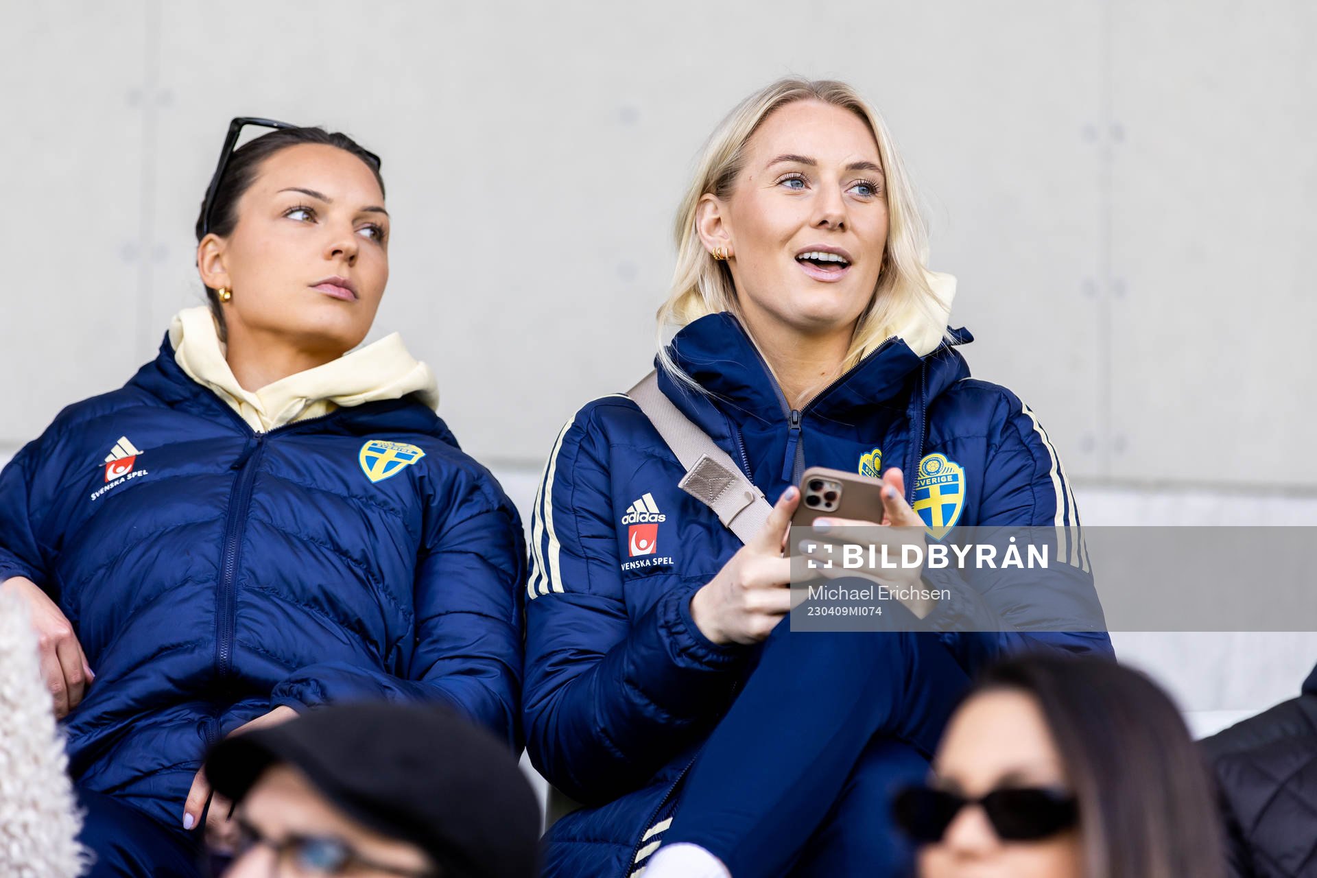 Svenska damlandslagets Johanna Rytting Kaneryd och Stina