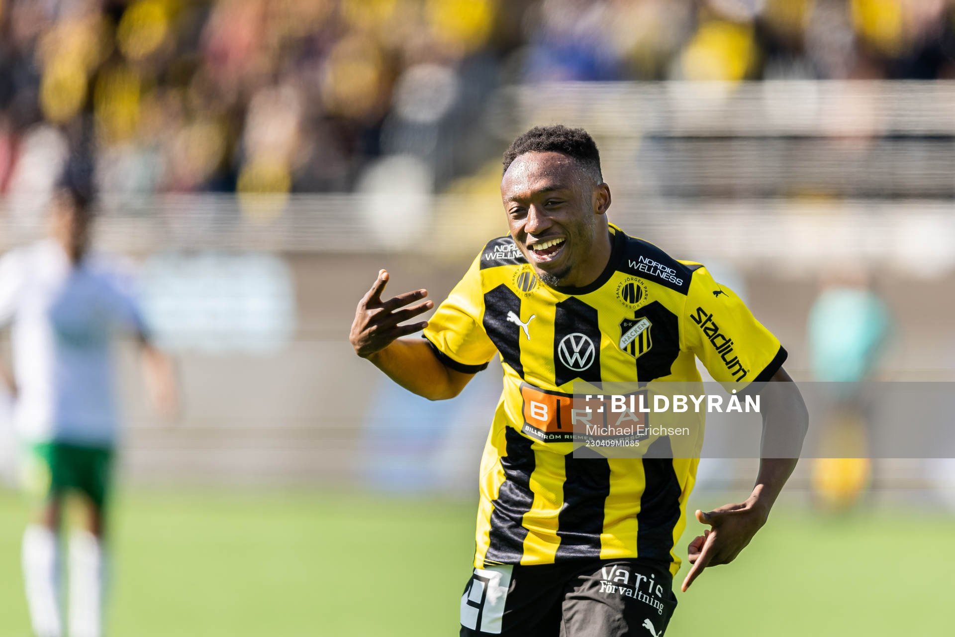Häckens Benie Adama Traore jublar