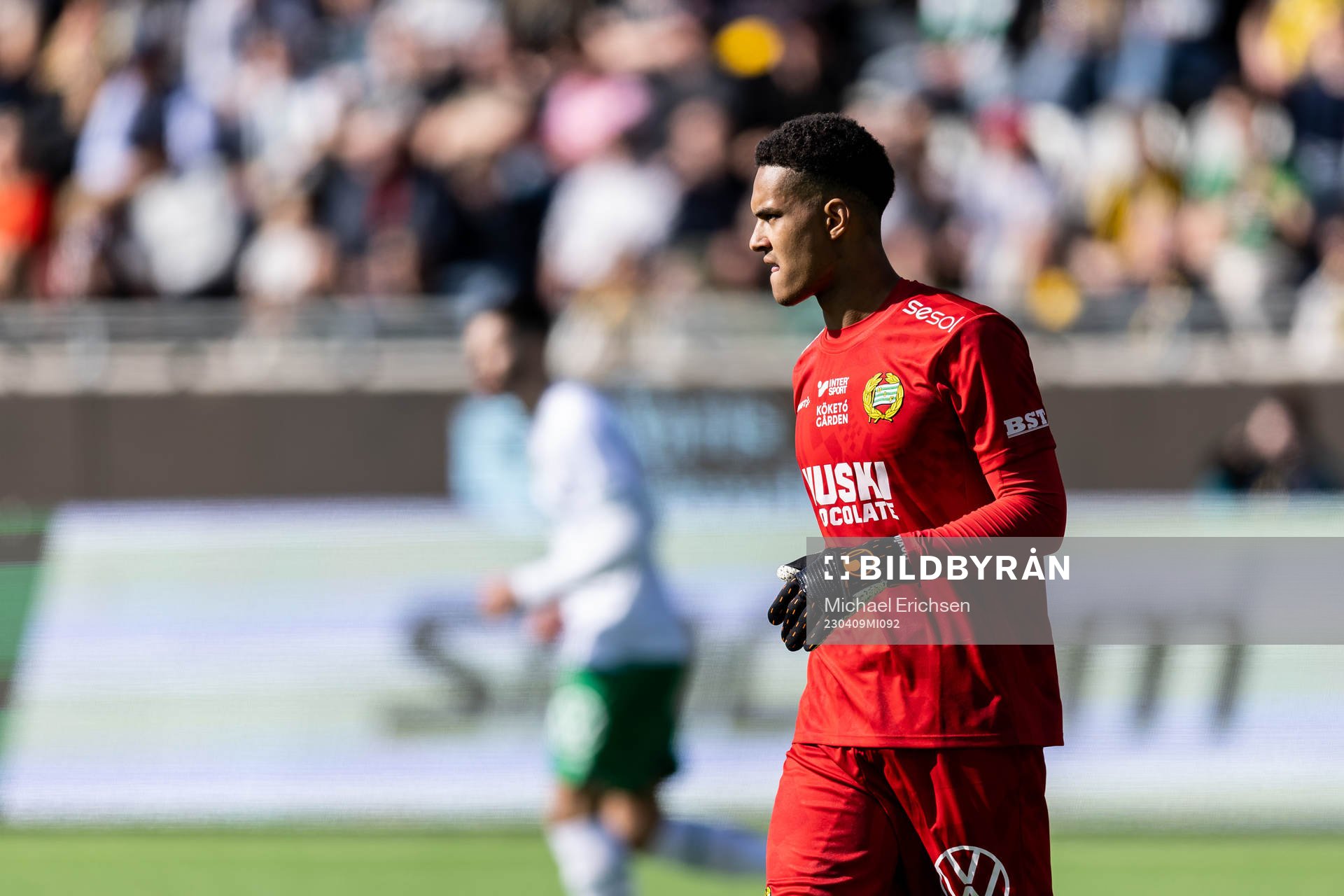 Hammarbys målvakt Oliver Dovin