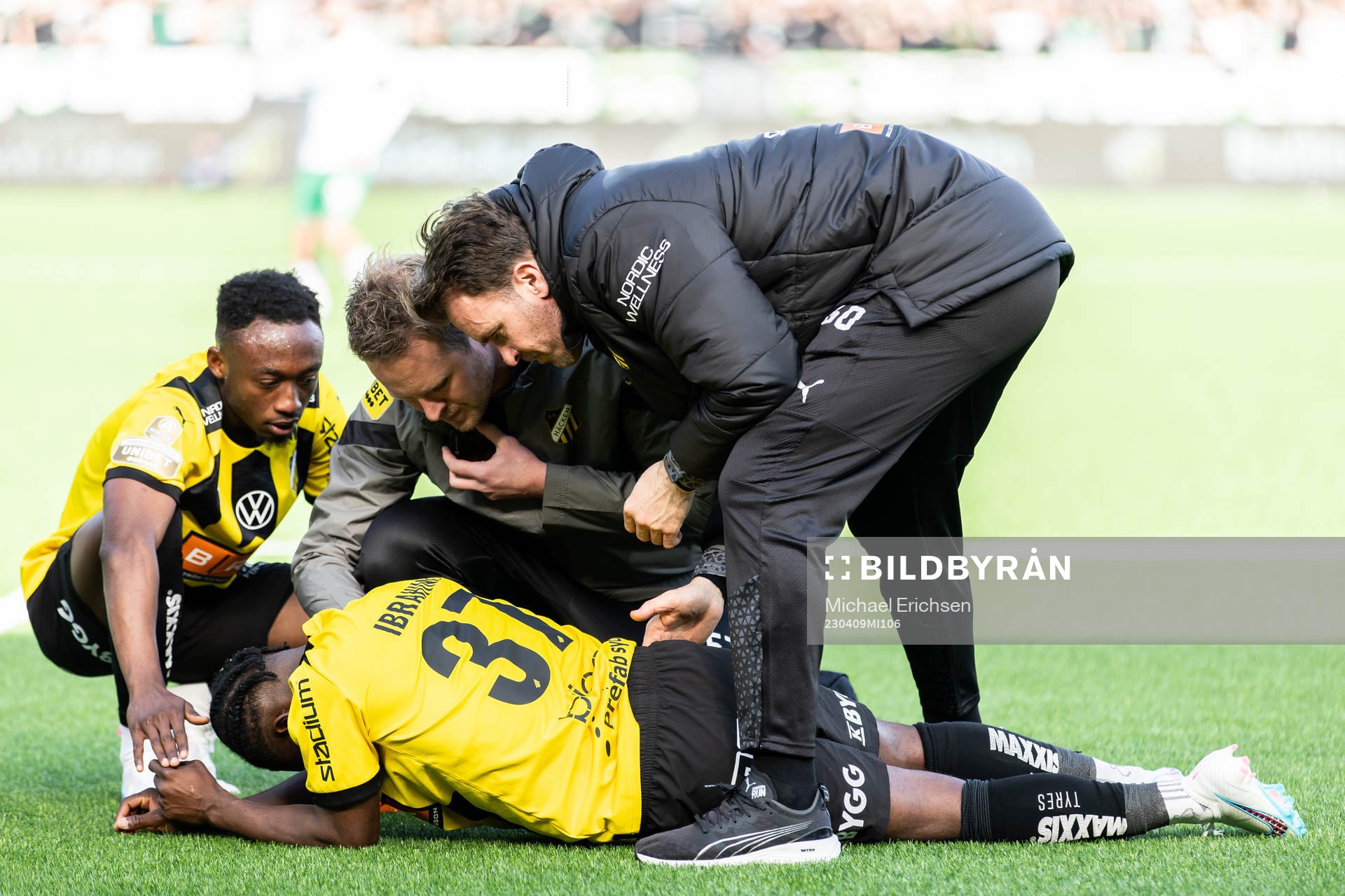Häckens Ibrahim Sadiq med skada