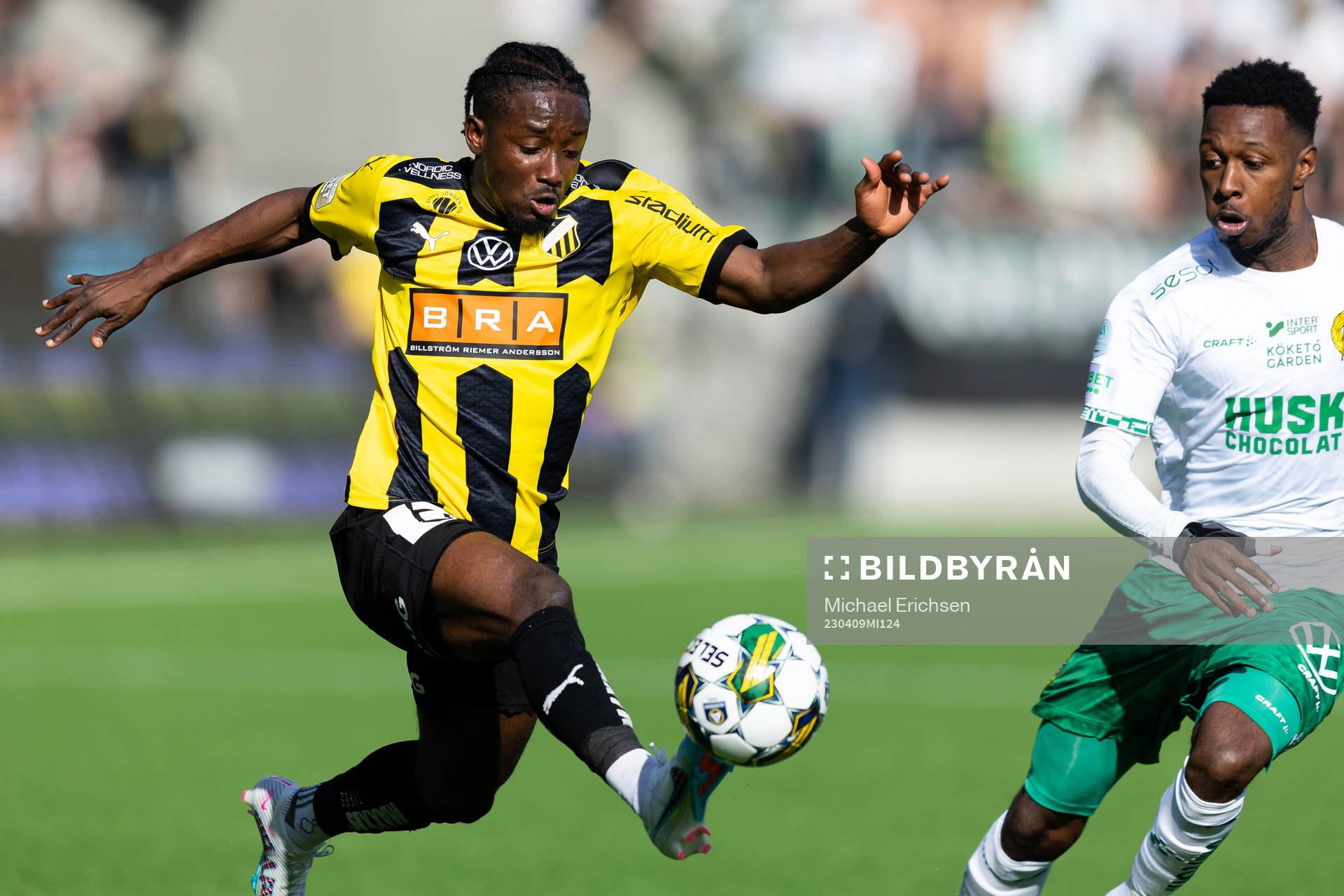 Häckens Ibrahim Sadiq skadar sig i löpning med Hammarbys