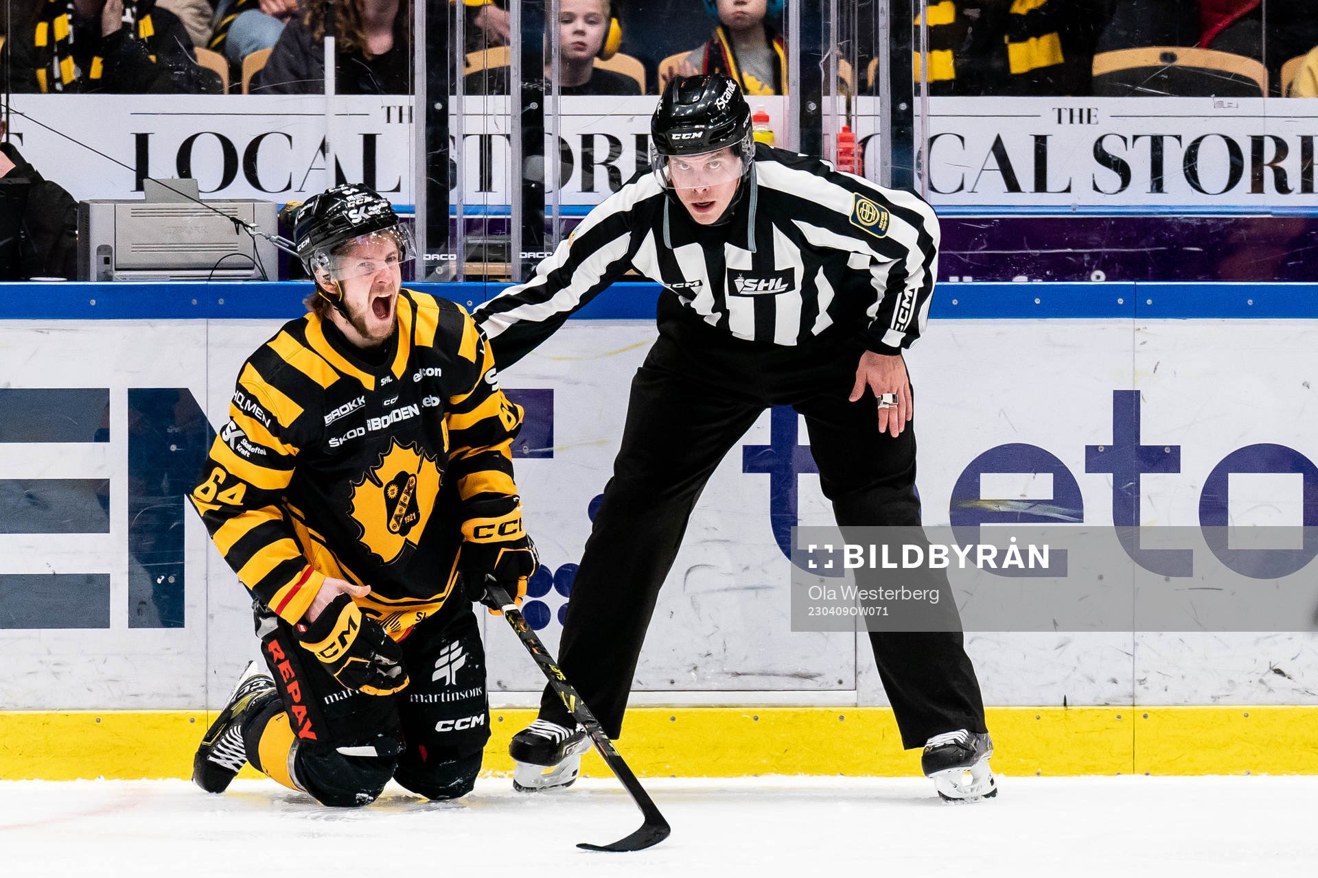 Skellefteås Jonathan Pudas har ont