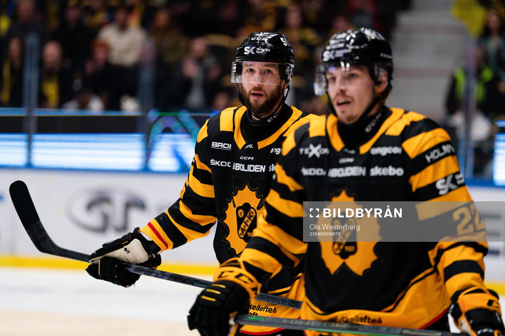 Skellefteås Melker Karlsson och Jonathan Johnsson