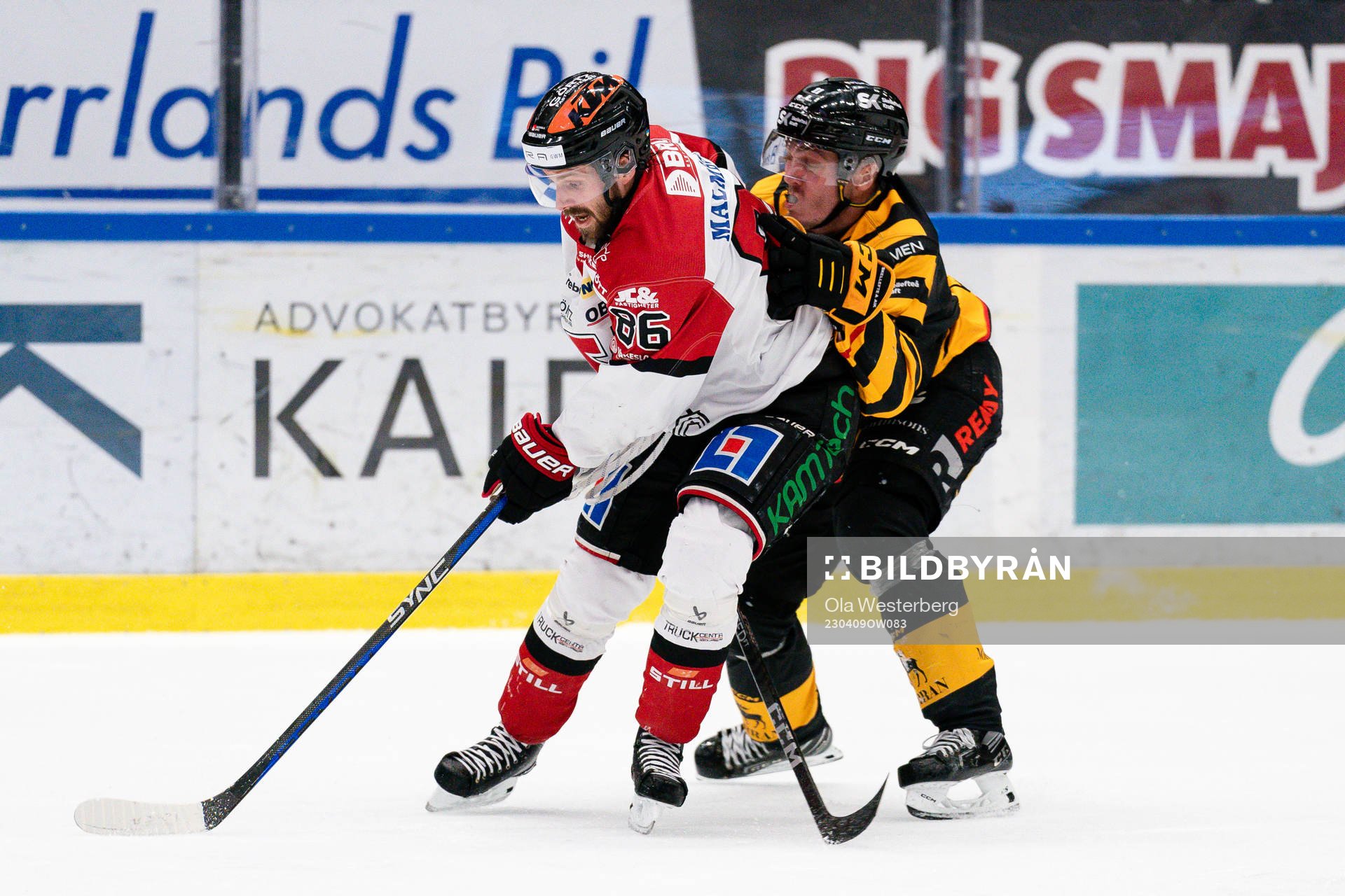 Örebros Mathias Bromé och Skellefteås Max Lindholm