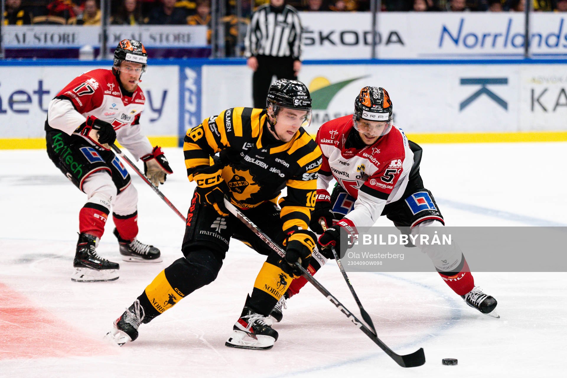 Skellefteås Elias Stenman och Örebros Kristian Näkyvä