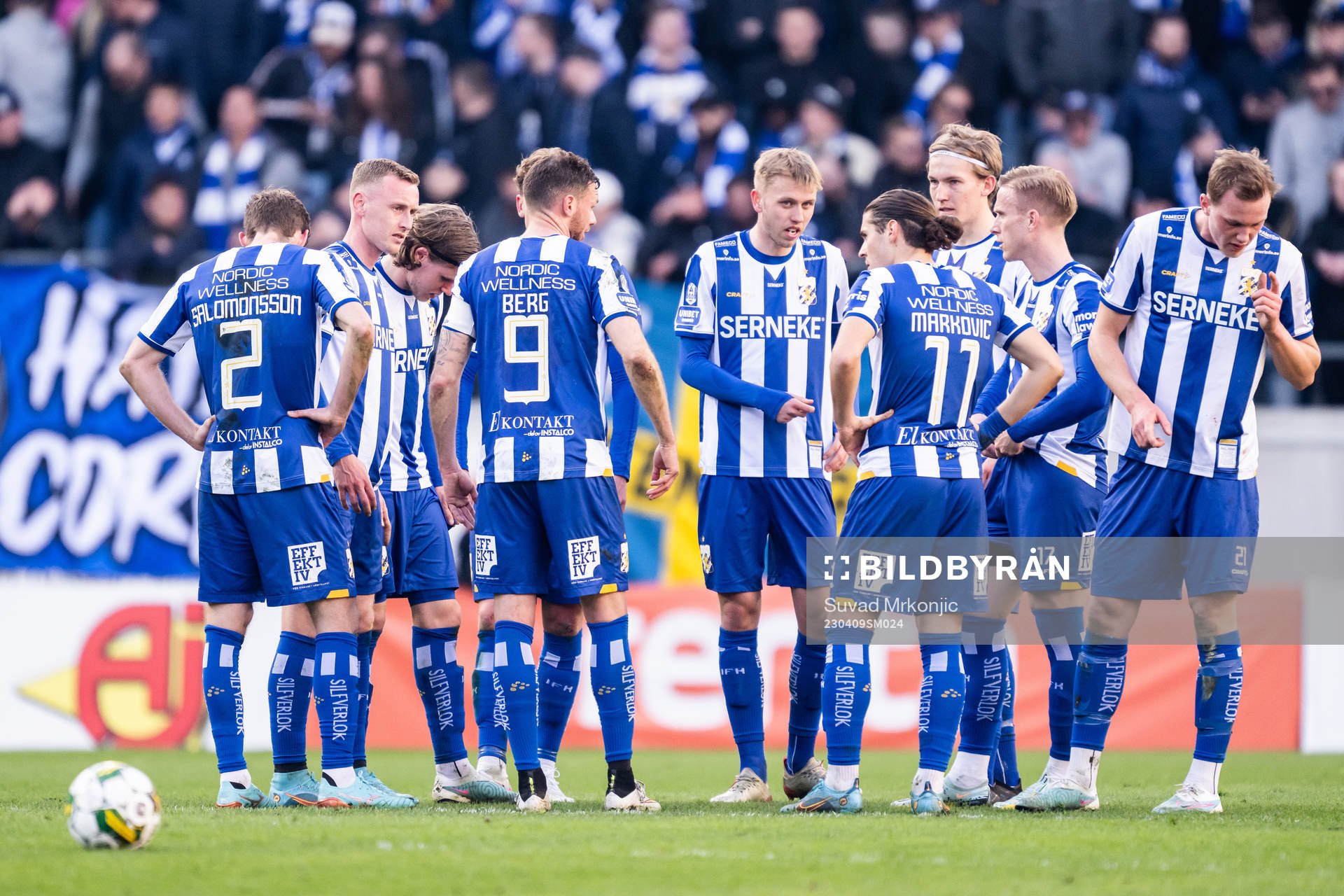 IFK Göteborgs spelare deppar