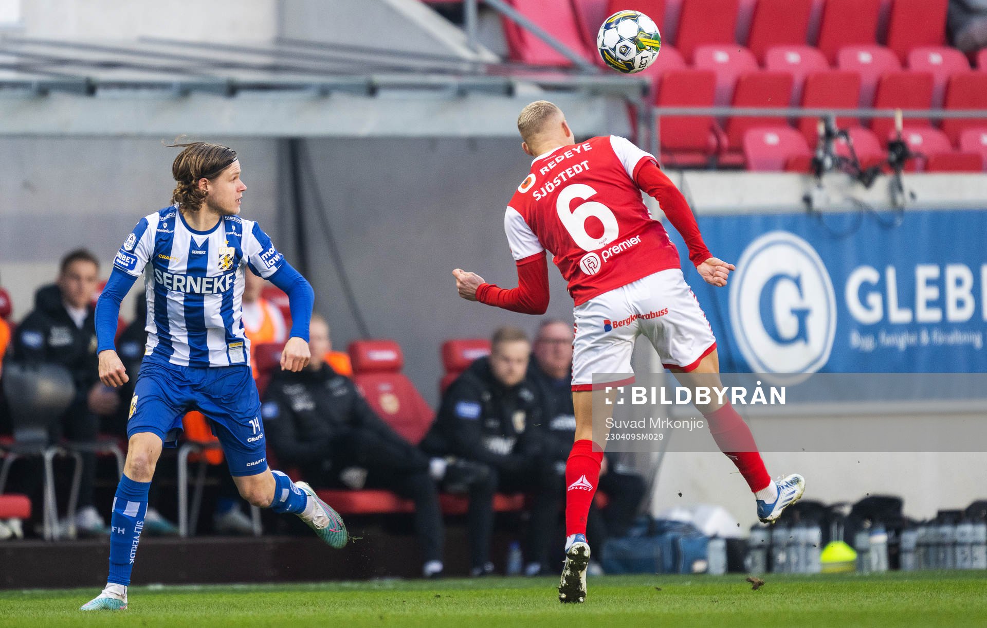 IFK Göteborgs Gustaf Norlin och Kalmars Rasmus Sjöstedt