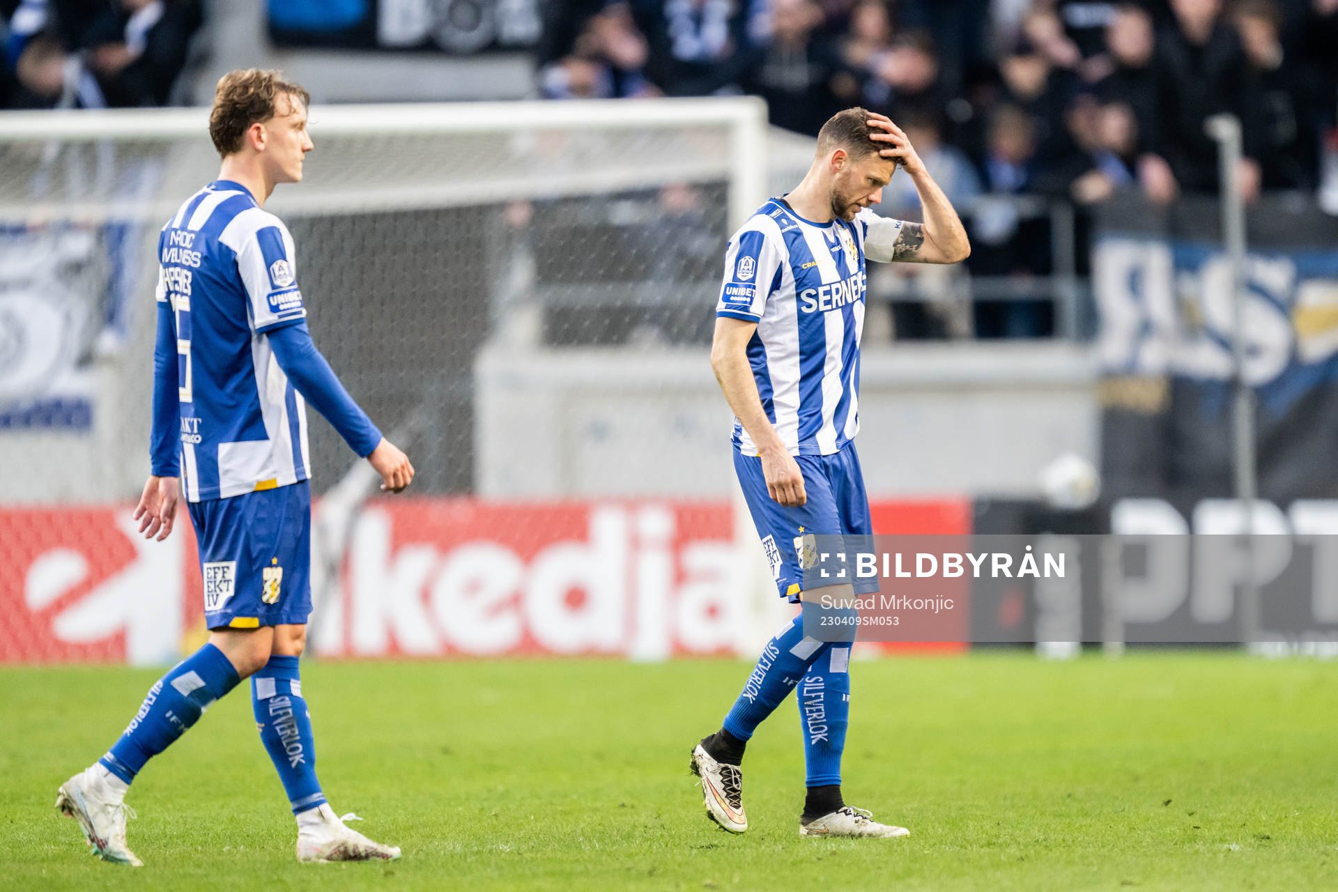IFK Göteborgs Sebastian Hausner och Marcus Berg deppar