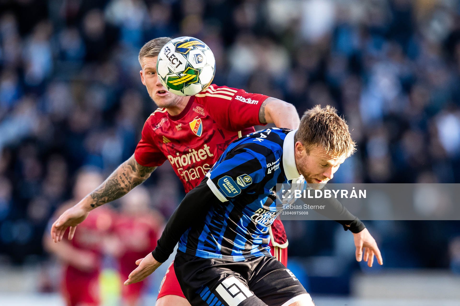 Djurgårdens Victor Edvardsen och Sirius Dennis Widgren