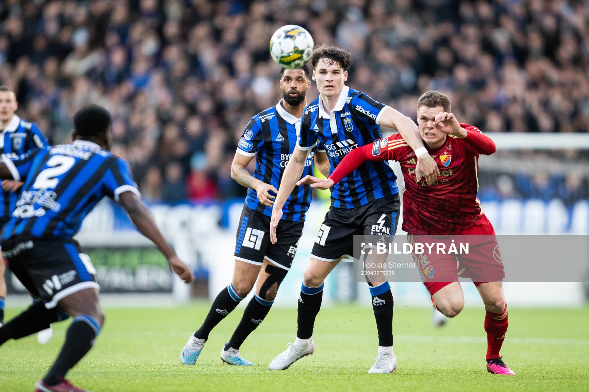 Sirius Jamie Roche och Djurgårdens Jacob Bergström