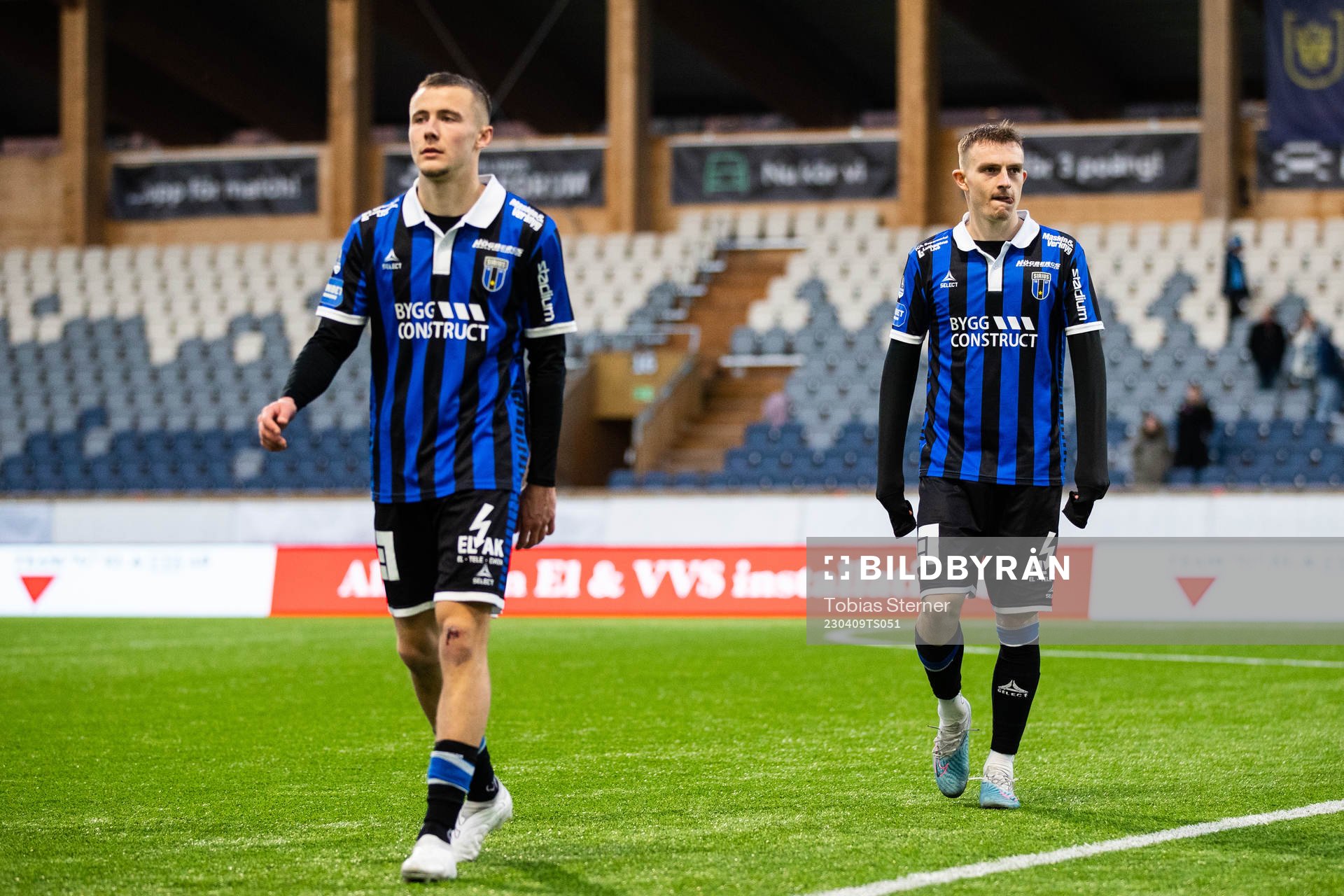 Sirius Melker Heier och Magnus Kaastrup deppar