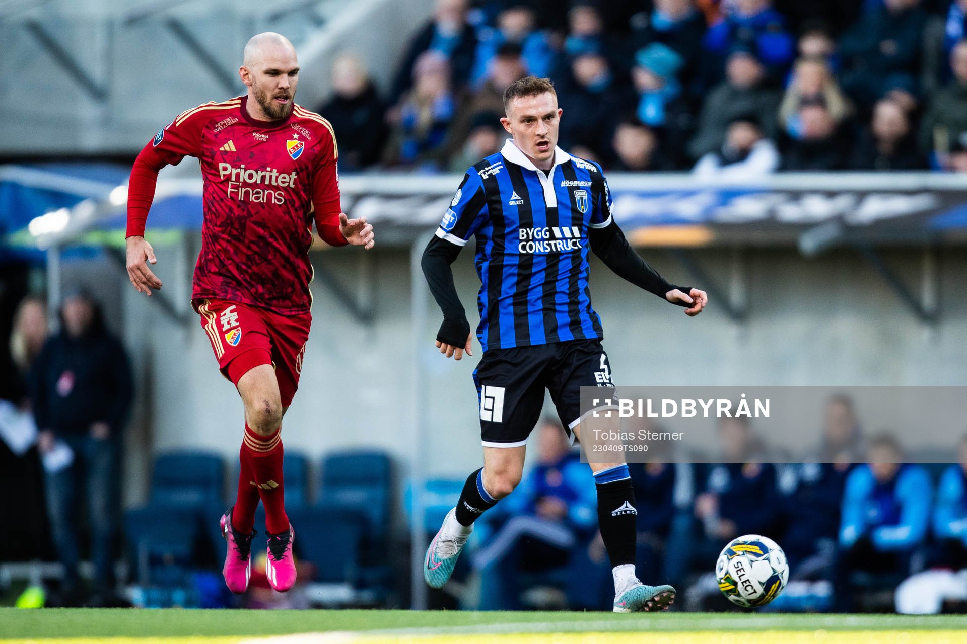 Djurgårdens Marcus Danielson och Sirius Magnus Kaastrup