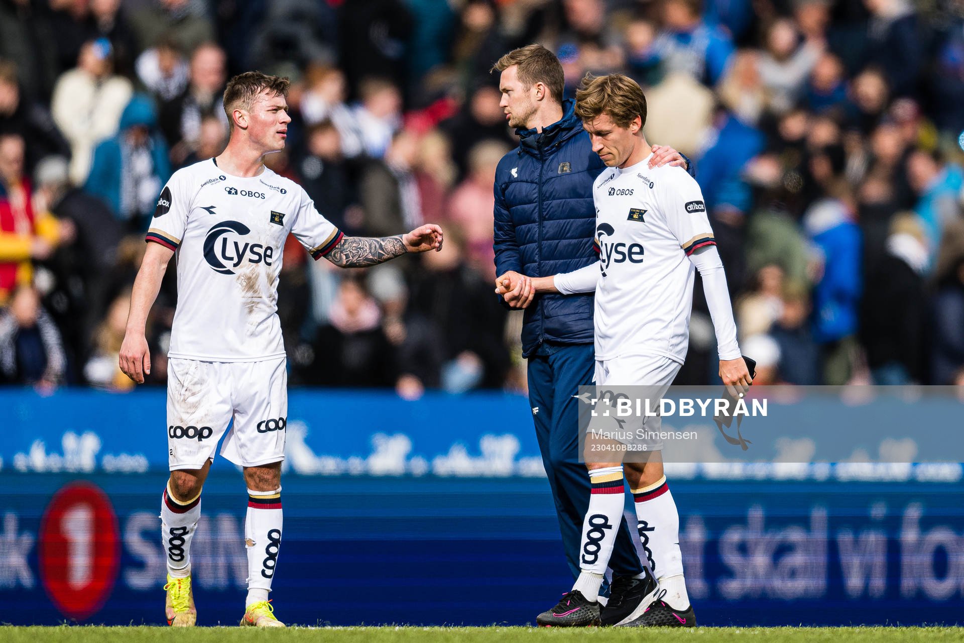 Niklas Sandberg of Viking looks dejected