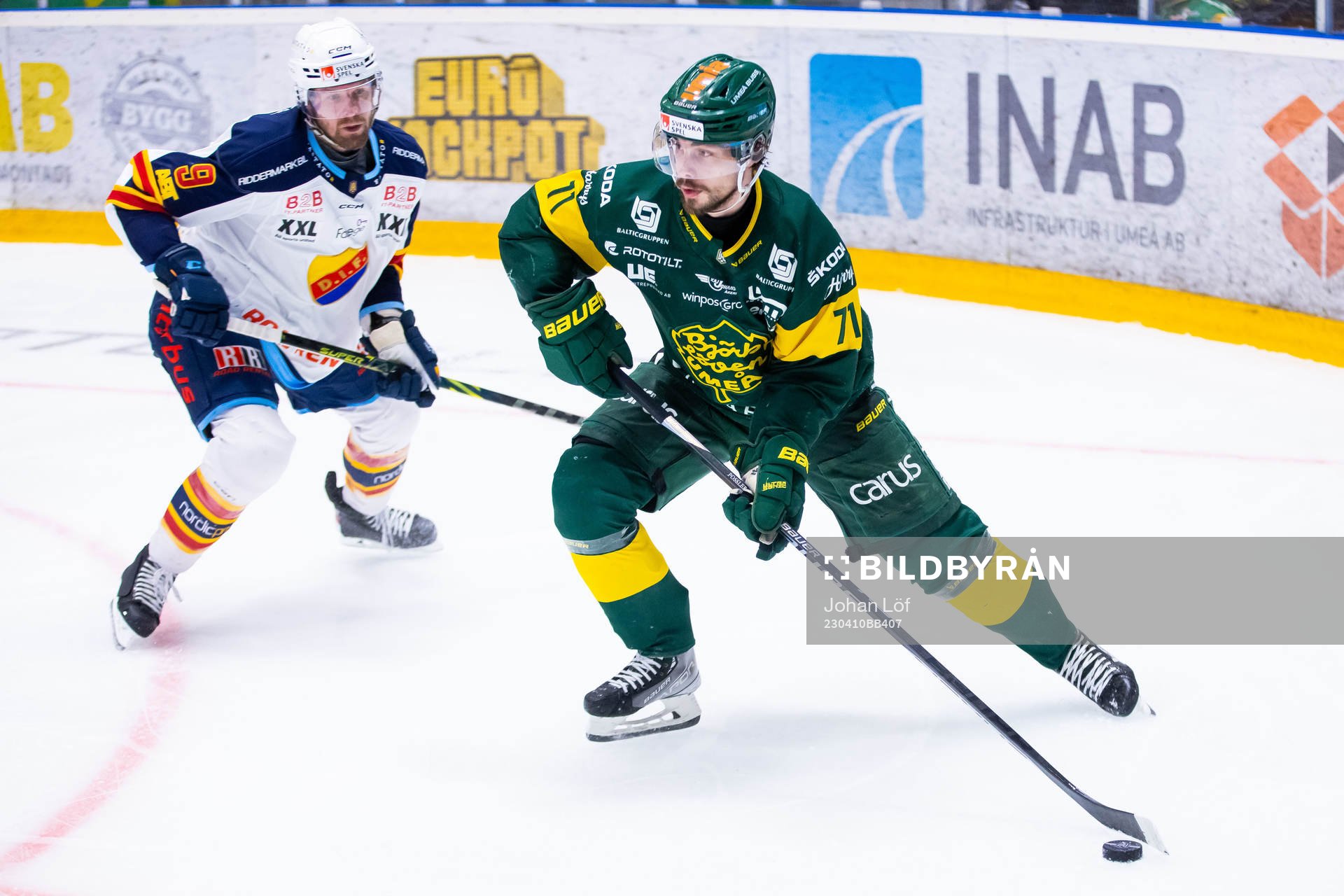Djurgårdens Cameron Ernst Schilling och Björklövens