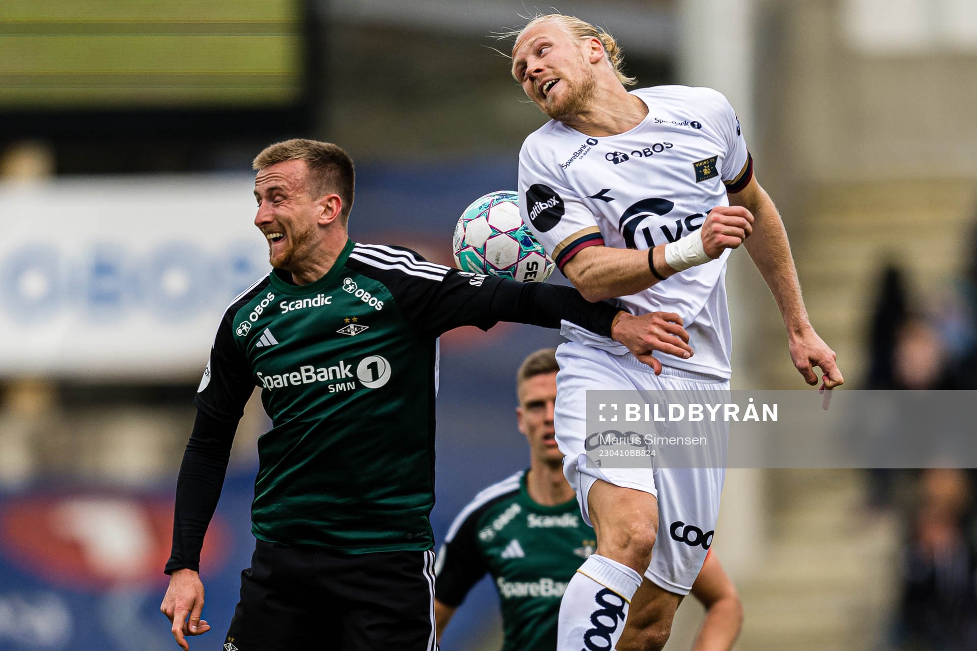 Erlend Dahl Reitan of Rosenborg and Lars-Jørgen Salvesen