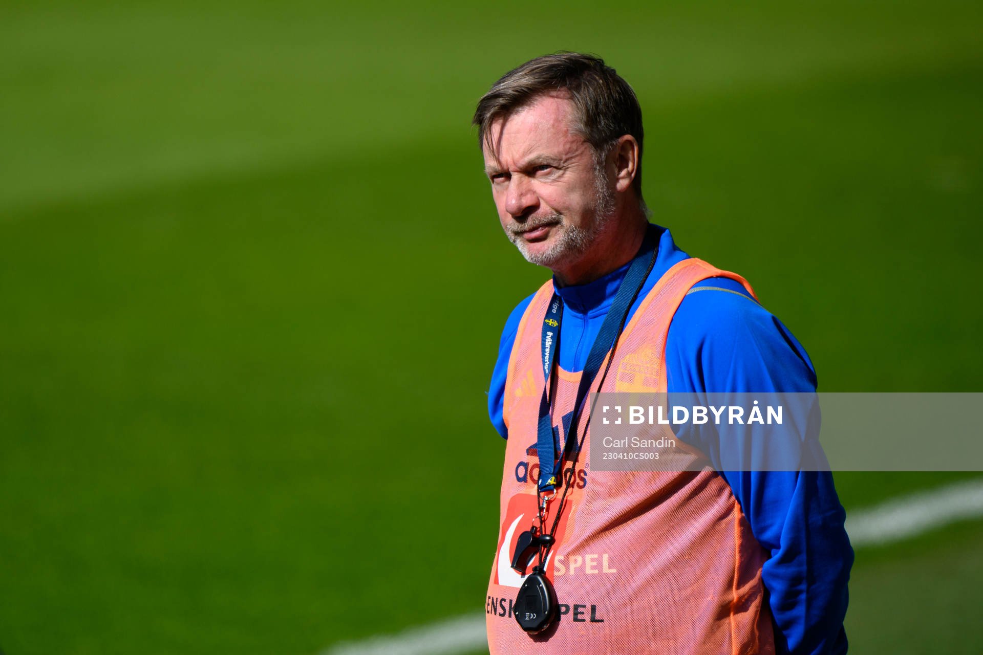 Head coach Peter Gerhardsson