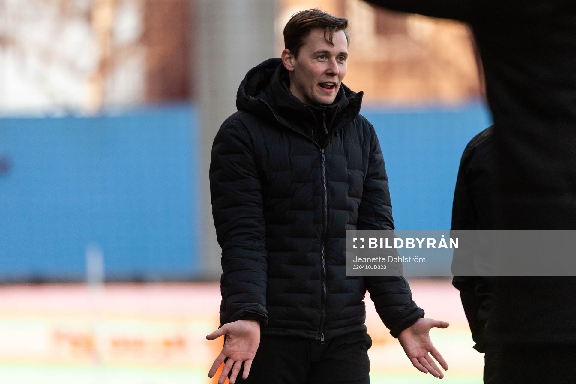 GIF Sundsvalls tränare Douglas Jakobsen reagerar