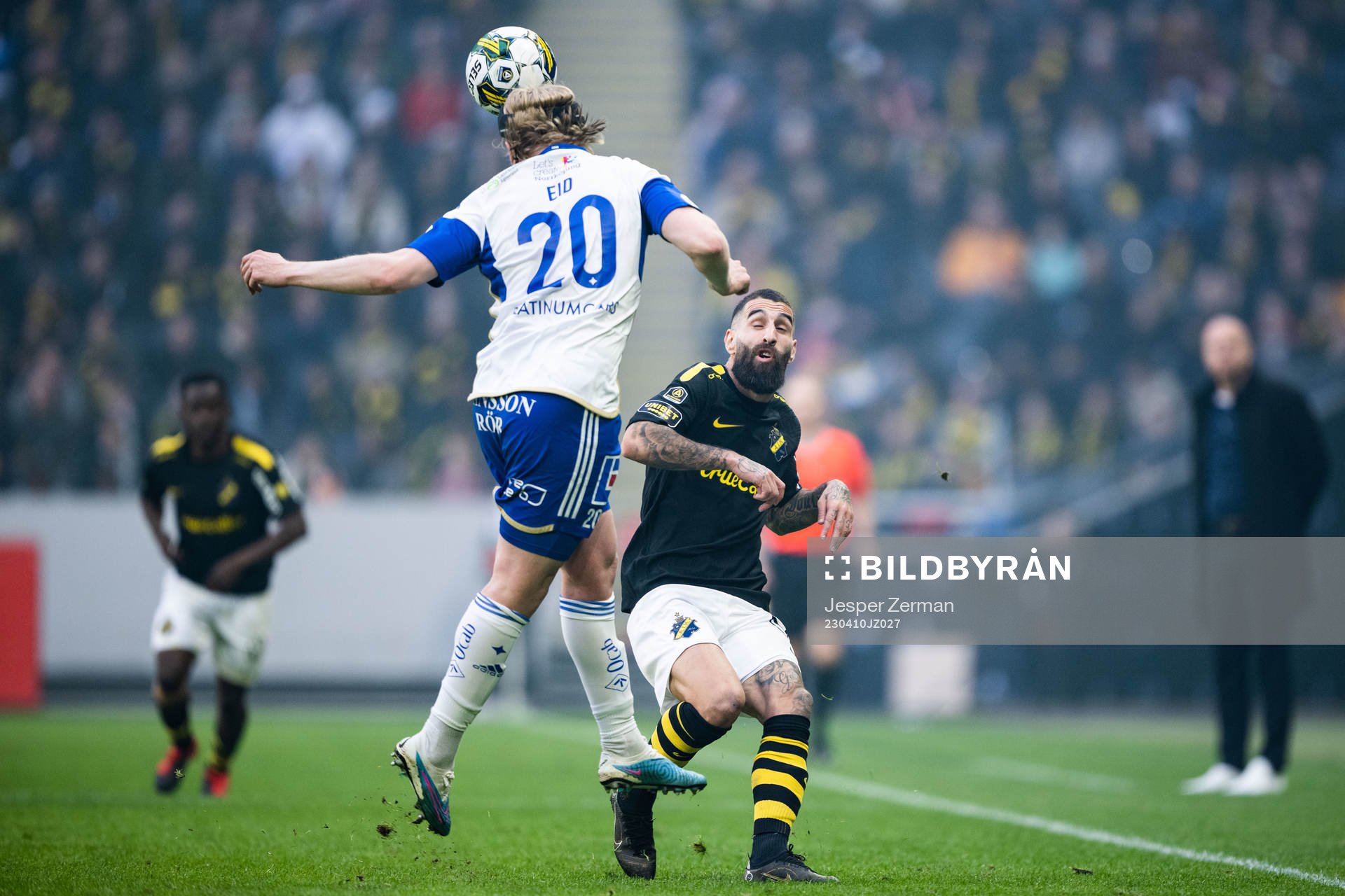 IFK Norrköpings Daniel Fritz Eid och AIKs Jimmy Durmaz