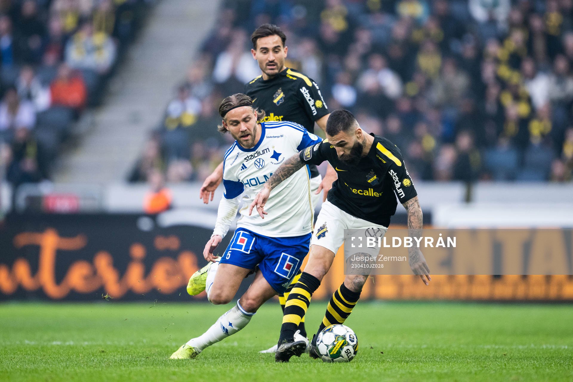 IFK Norrköpings Christoffer Nyman mot AIKs Sotirios