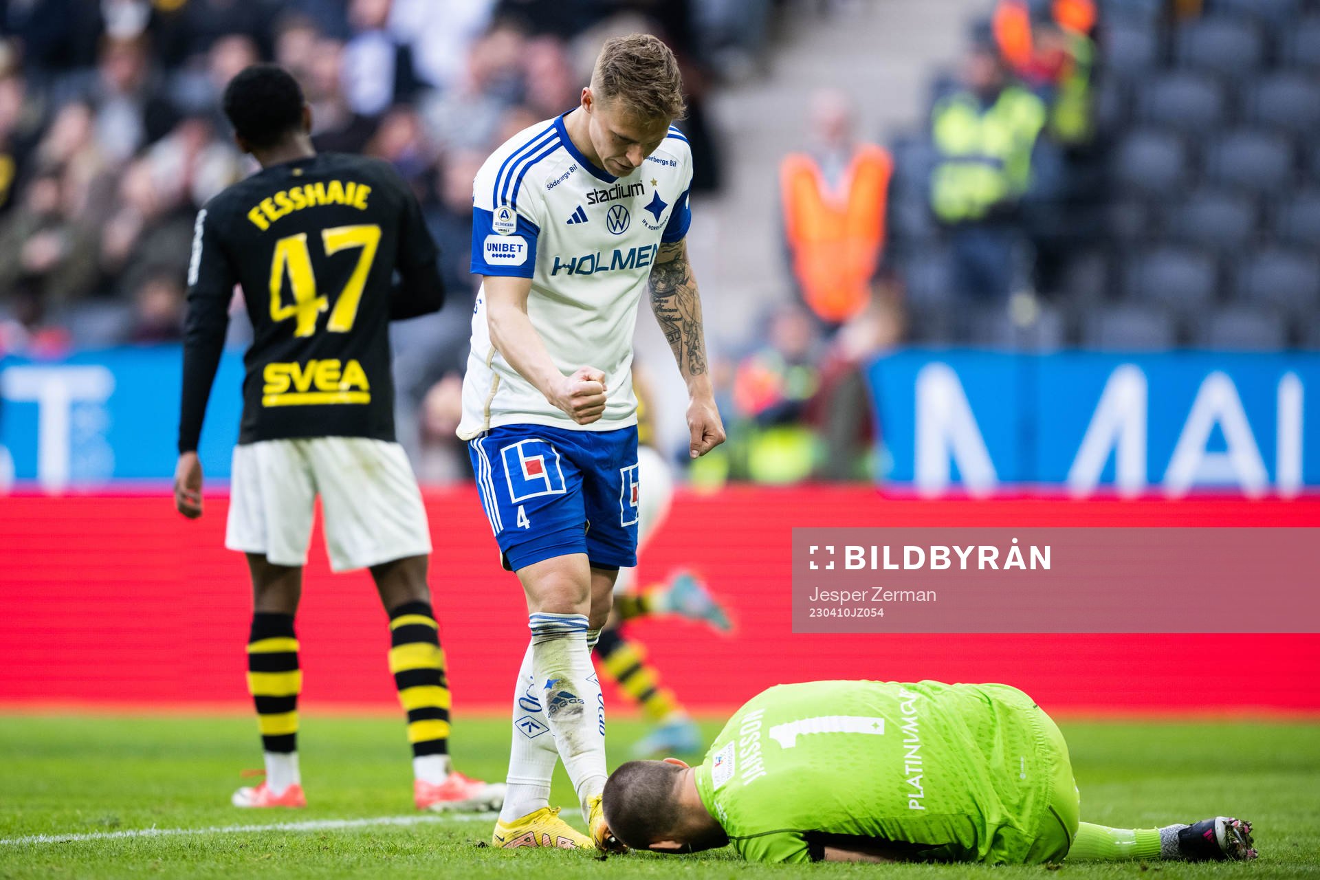 IFK Norrköpings Marco Lund Nielsen jublar