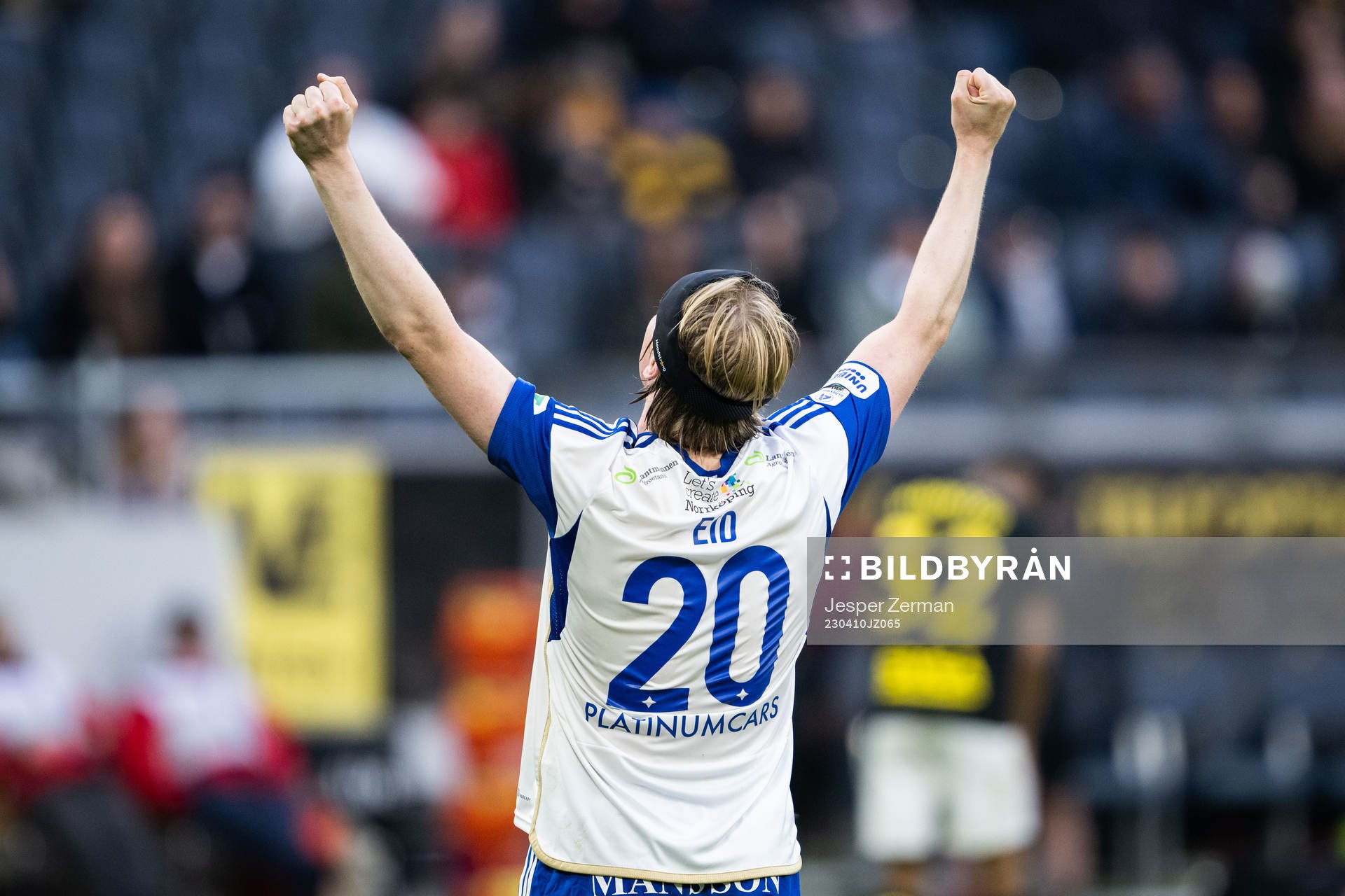 IFK Norrköpings Daniel Fritz Eid jublar