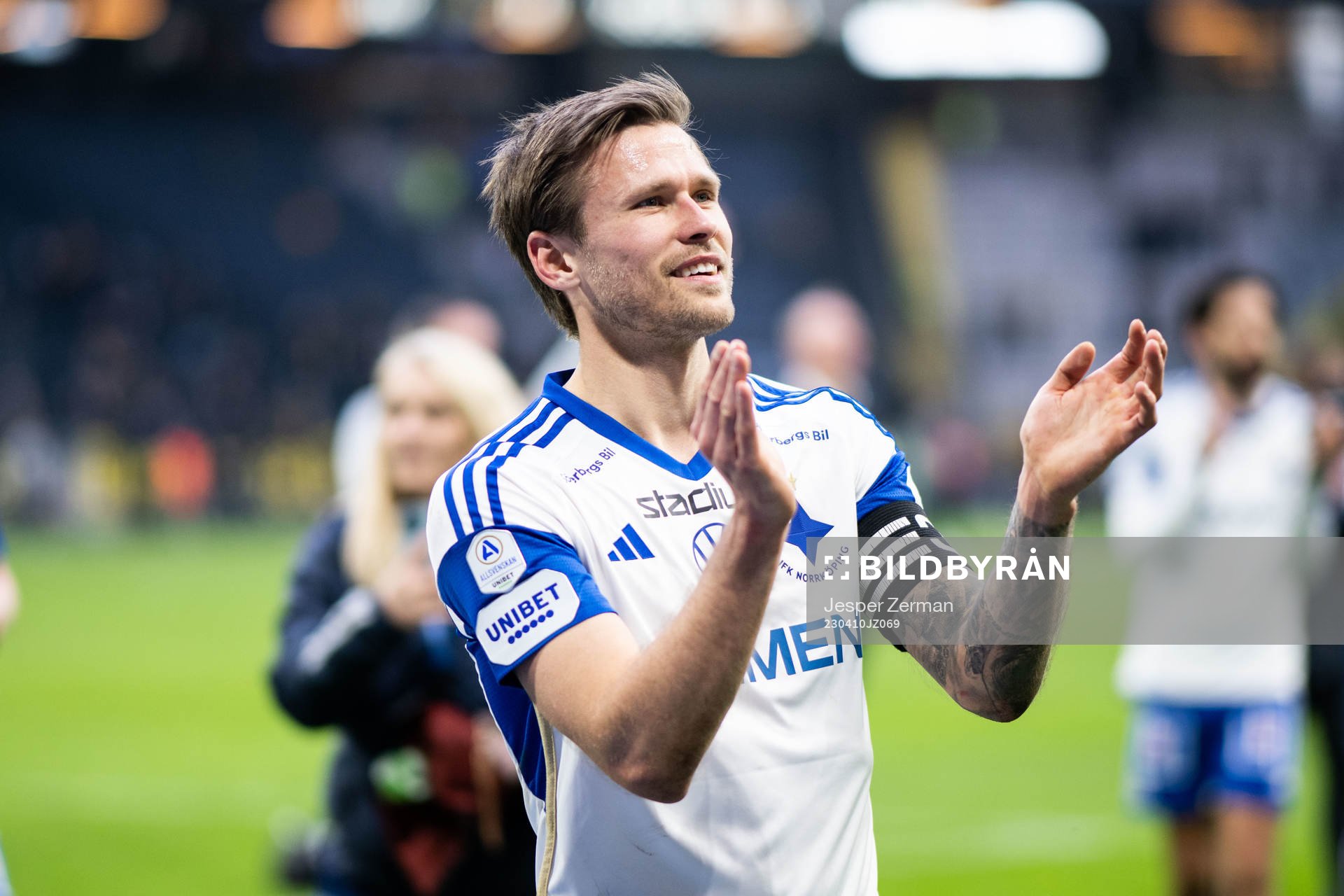 IFK Norrköpings Arnor Traustason jublar