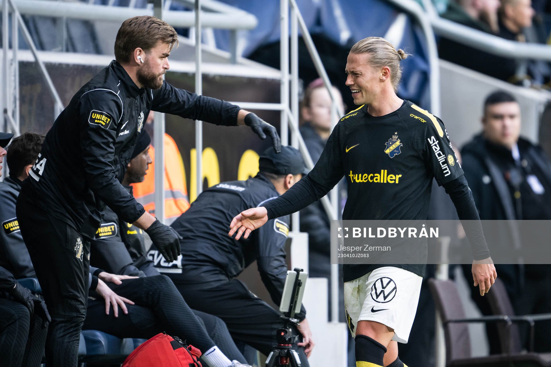 AIKs Viktor Fischer reagerar