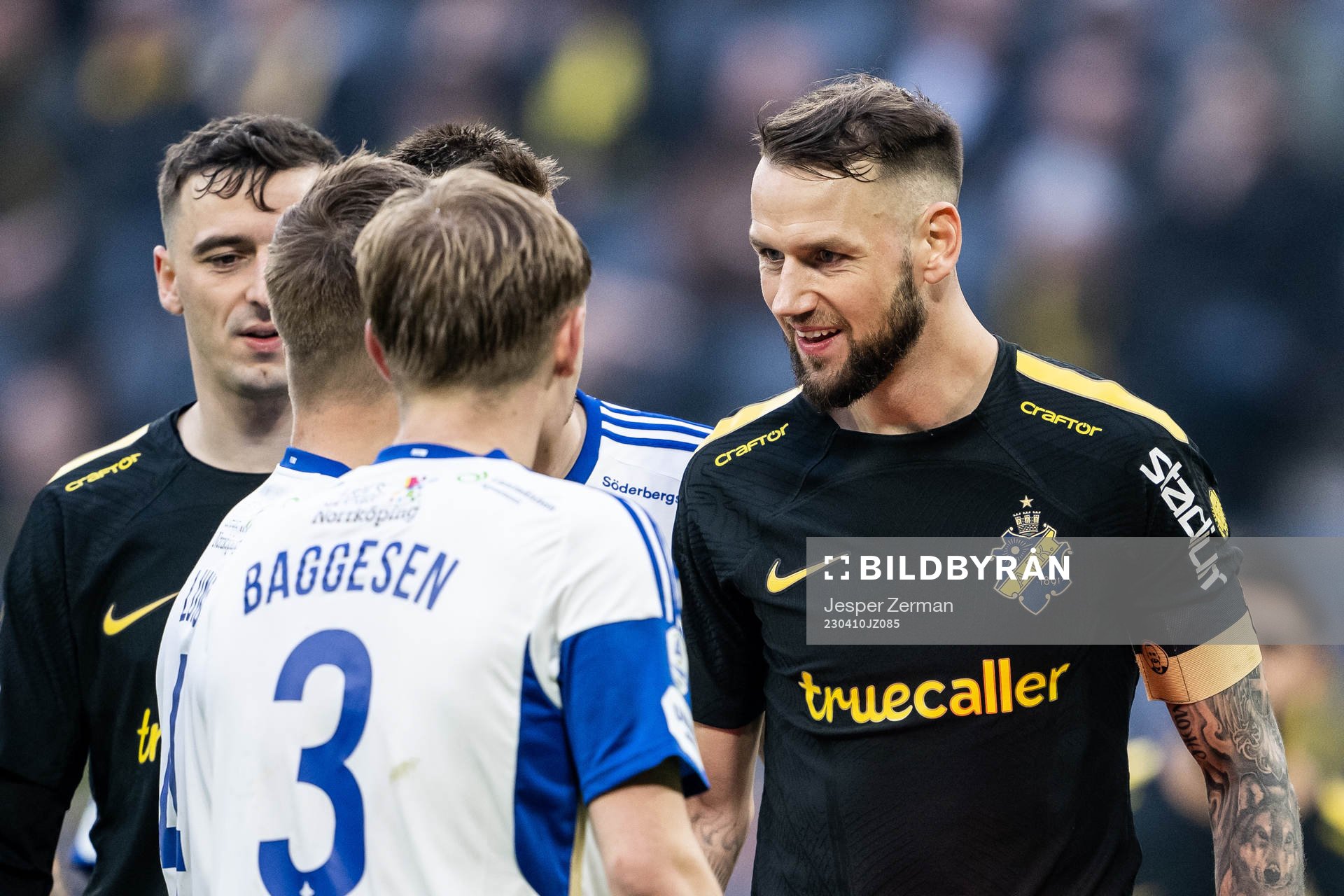 IFK Norrköpings Marco Lund Nielsen och AIKs Alexander