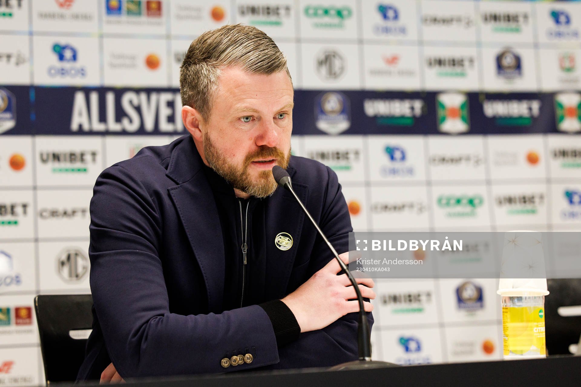 Elfsborgs manager Jimmy Thelin